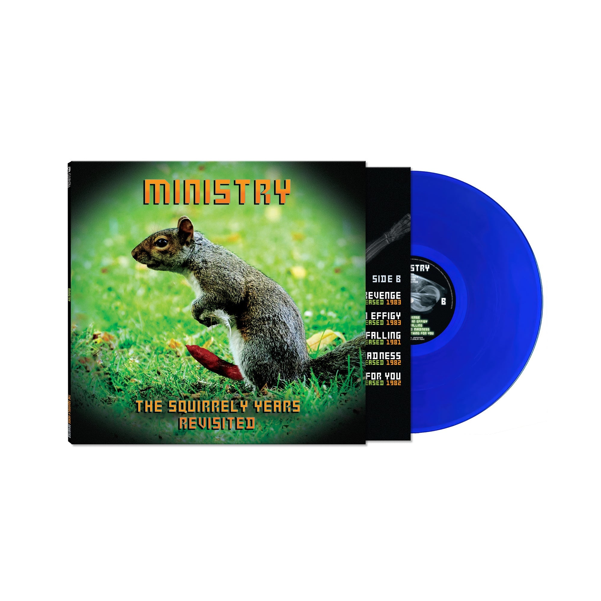 MINISTRY 'THE SQUIRRELY YEARS REVISITED' LP (Limited Edition, Translucent Blue Vinyl)
