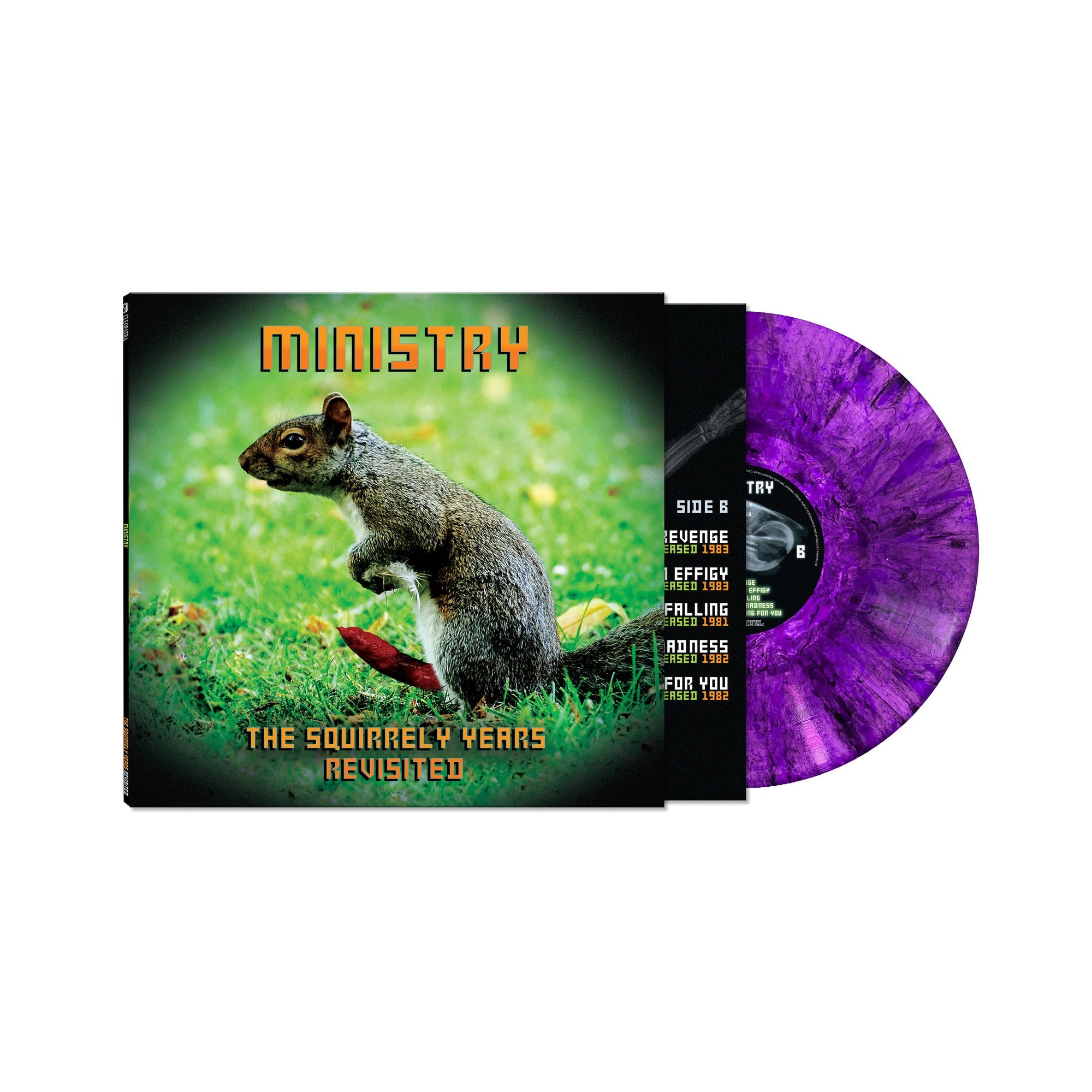 MINISTRY 'THE SQUIRRELY YEARS REVISITED' LP (Limited Edition, Purple Marble Vinyl)