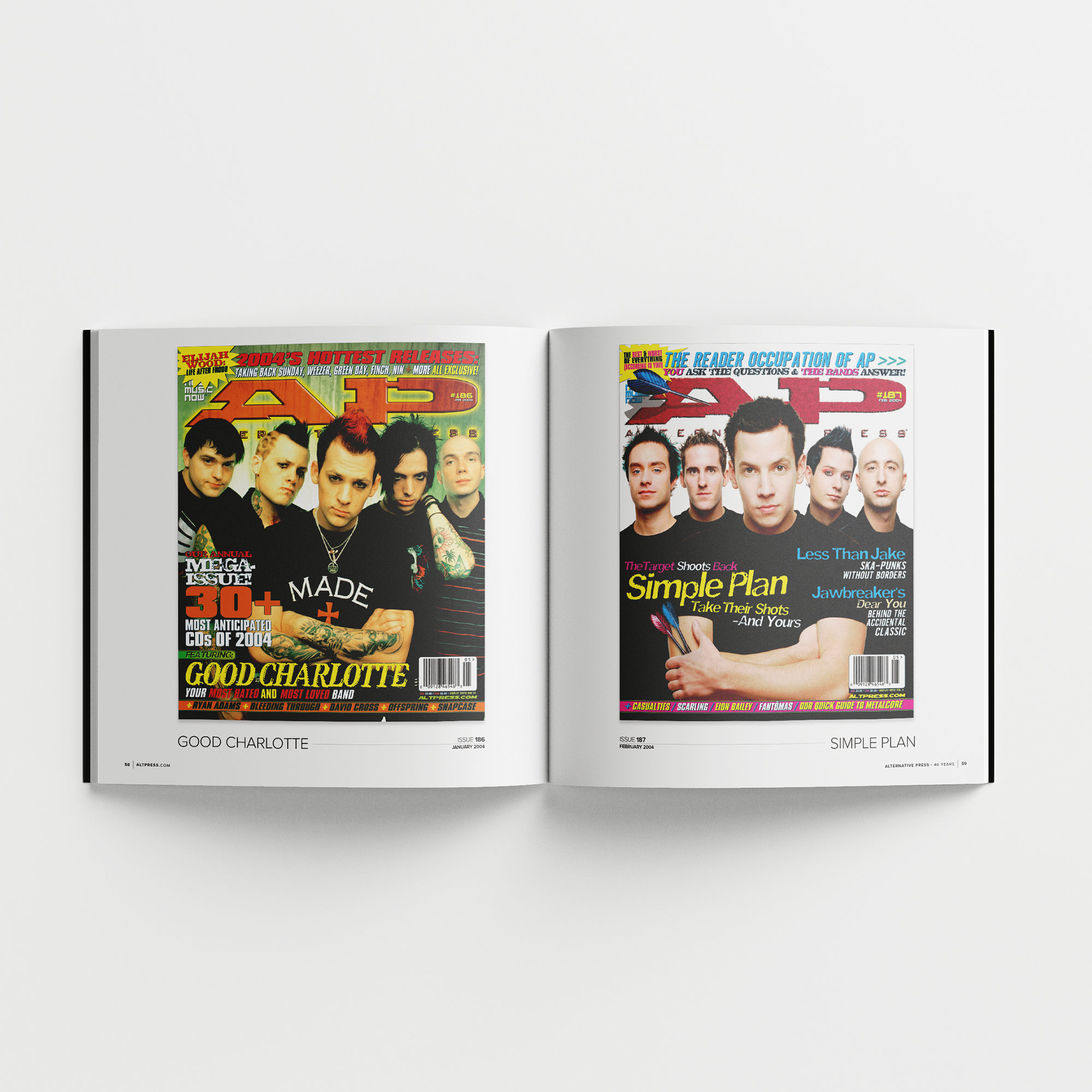 ALTERNATIVE PRESS 40TH ANNIVERSARY COLLECTOR'S BOOK