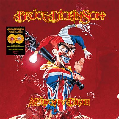 BRUCE DICKINSON 'ACCIDENT OF BIRTH' 2026 REMIX 2LP (Yellow/Red Splatter Vinyl)