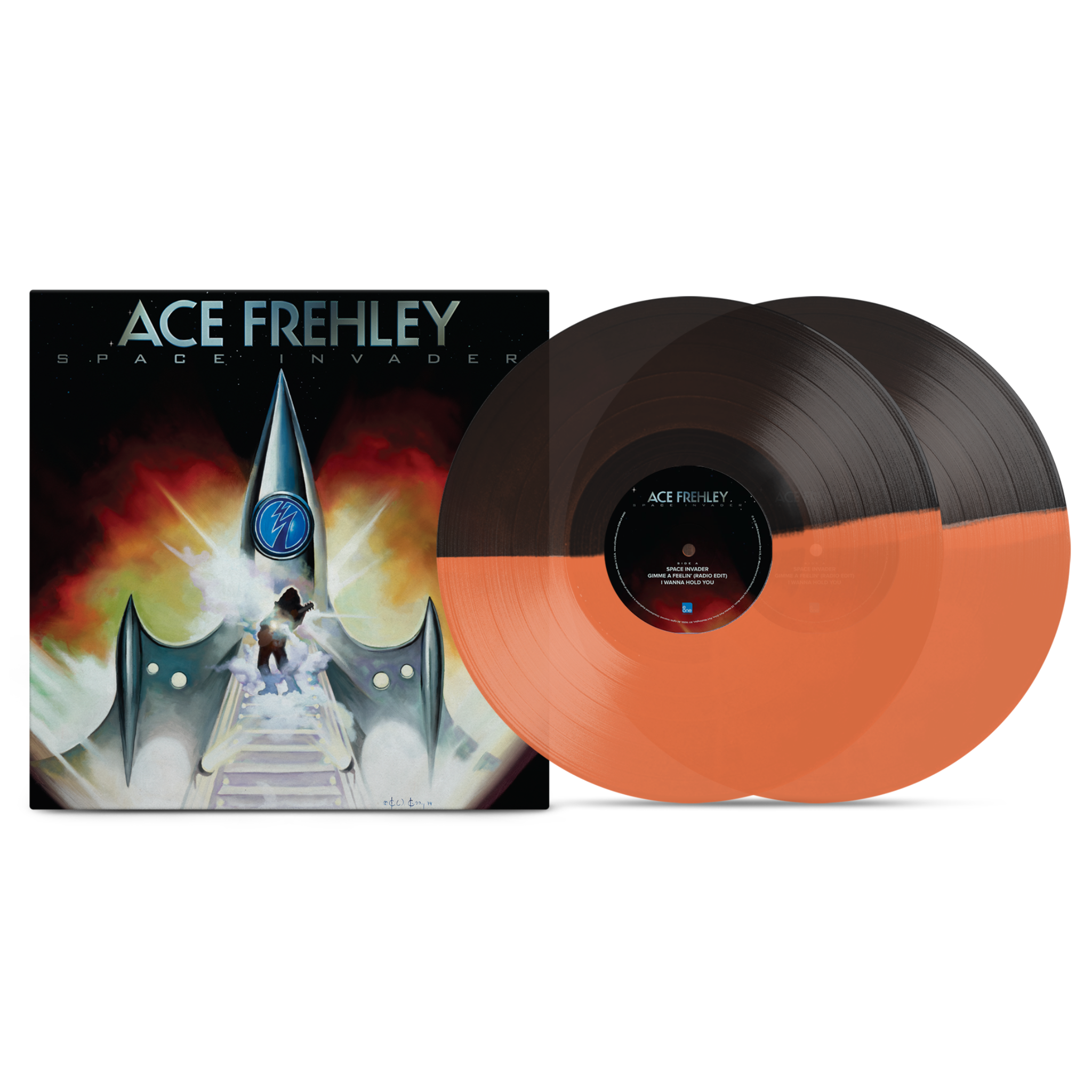 ACE FREHLEY 'SPACE INVADER' 2LP (Half & Half Vinyl)