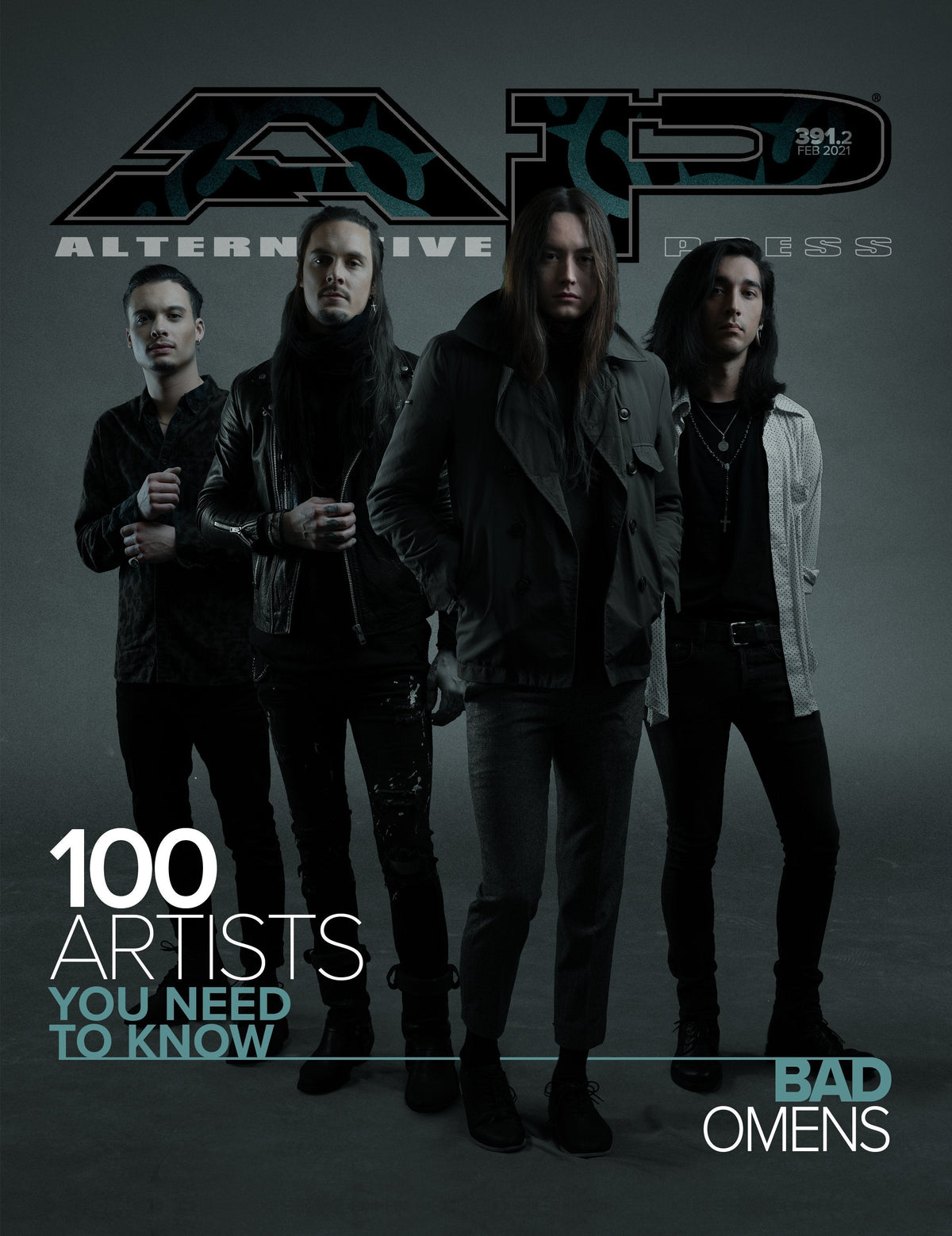 Bad Omens - 100 Artists - Alternative Press Magazine Issue 391 - Signed Collection Cover Collection Alternative Press Magazine