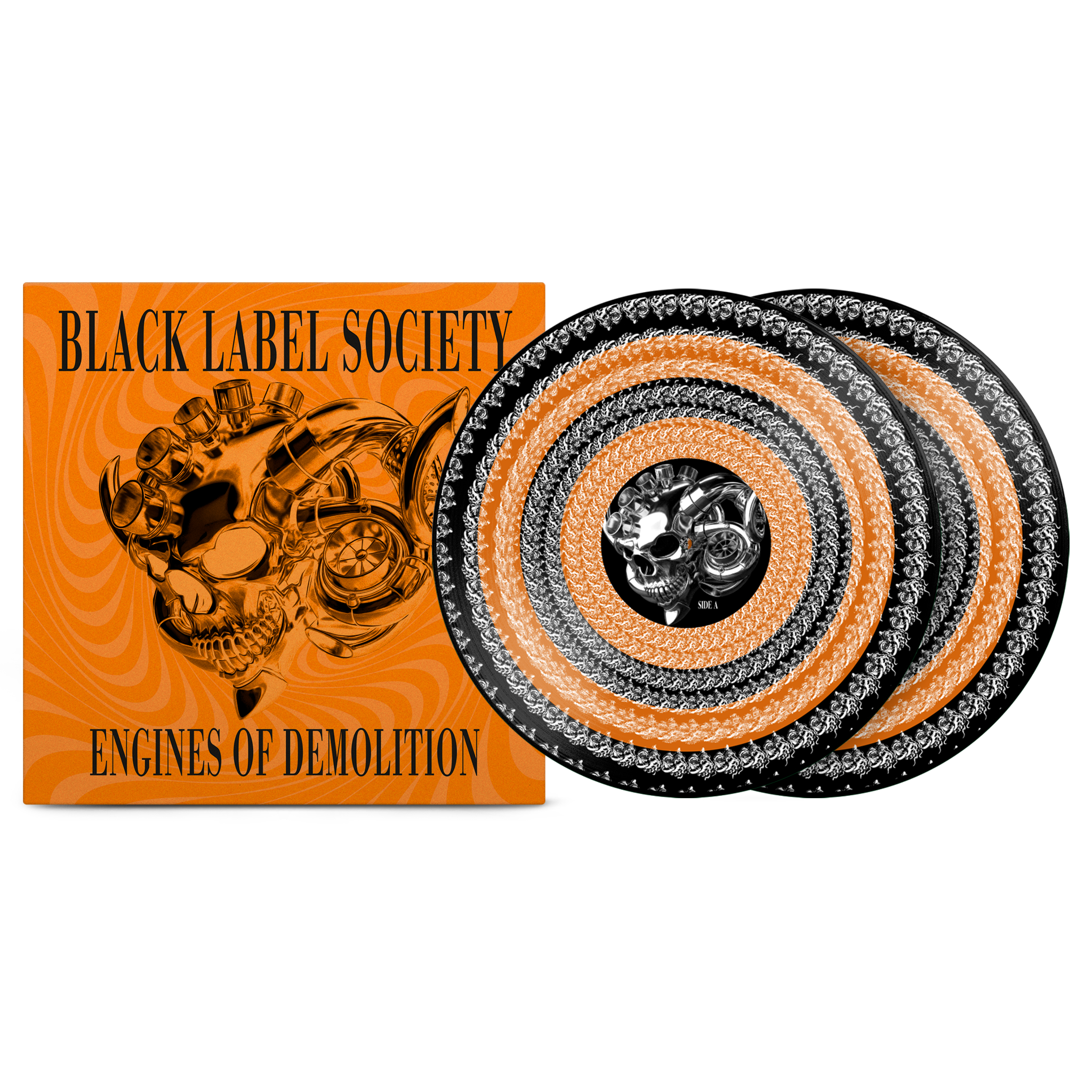 BLACK LABEL SOCIETY 'ENGINES OF DEMOLITION' LP (Orange Zoetrope Vinyl)