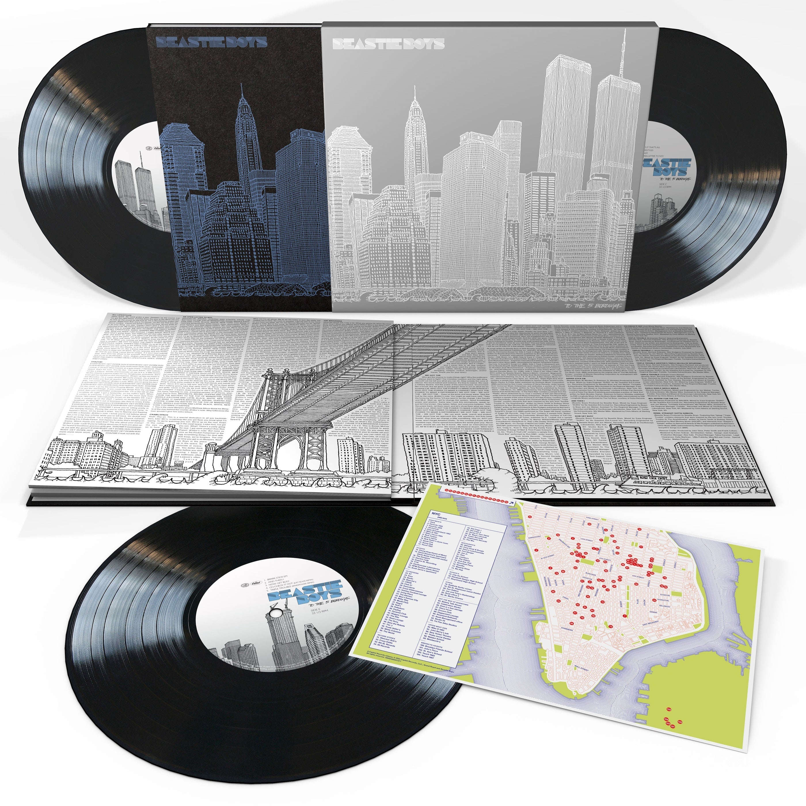 BEASTIE BOYS 'TO THE 5 BOROUGHS' 3LP (Deluxe Edition)