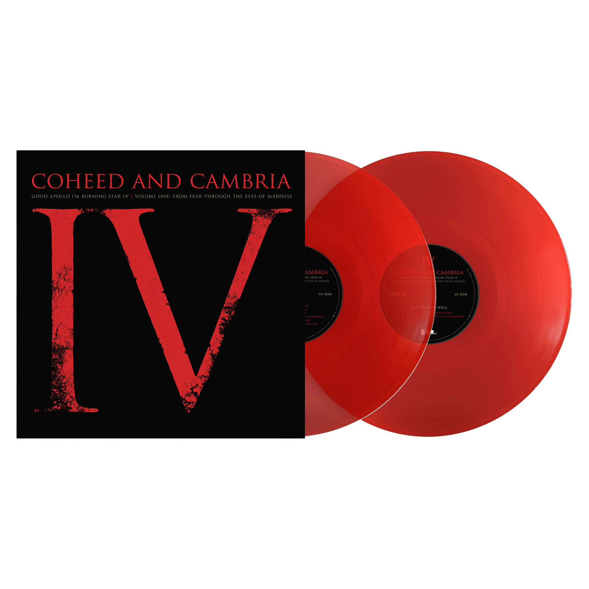 COHEED AND CAMBRIA ‘GOOD APOLLO I'M BURNING STAR IV VOLUME ONE: FROM FEAR THROUGH THE EYES OF MADNESS’ 2LP (Exclusive, Limited to 1000, Translucent Ruby Vinyl) + SPECIAL COLLECTOR'S EDITION DELUXE MAGAZINE
