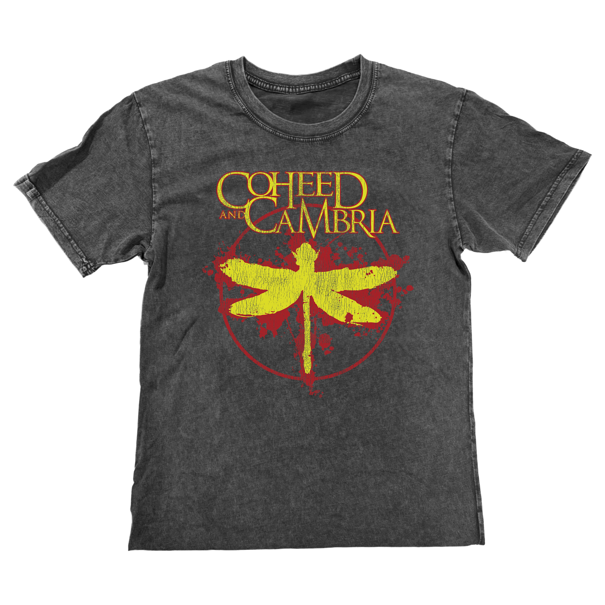 COHEED AND CAMBRIA "DRAGONFLY" LIMITED EDITION EXCLUSIVE STONEWASH T-SHIRT