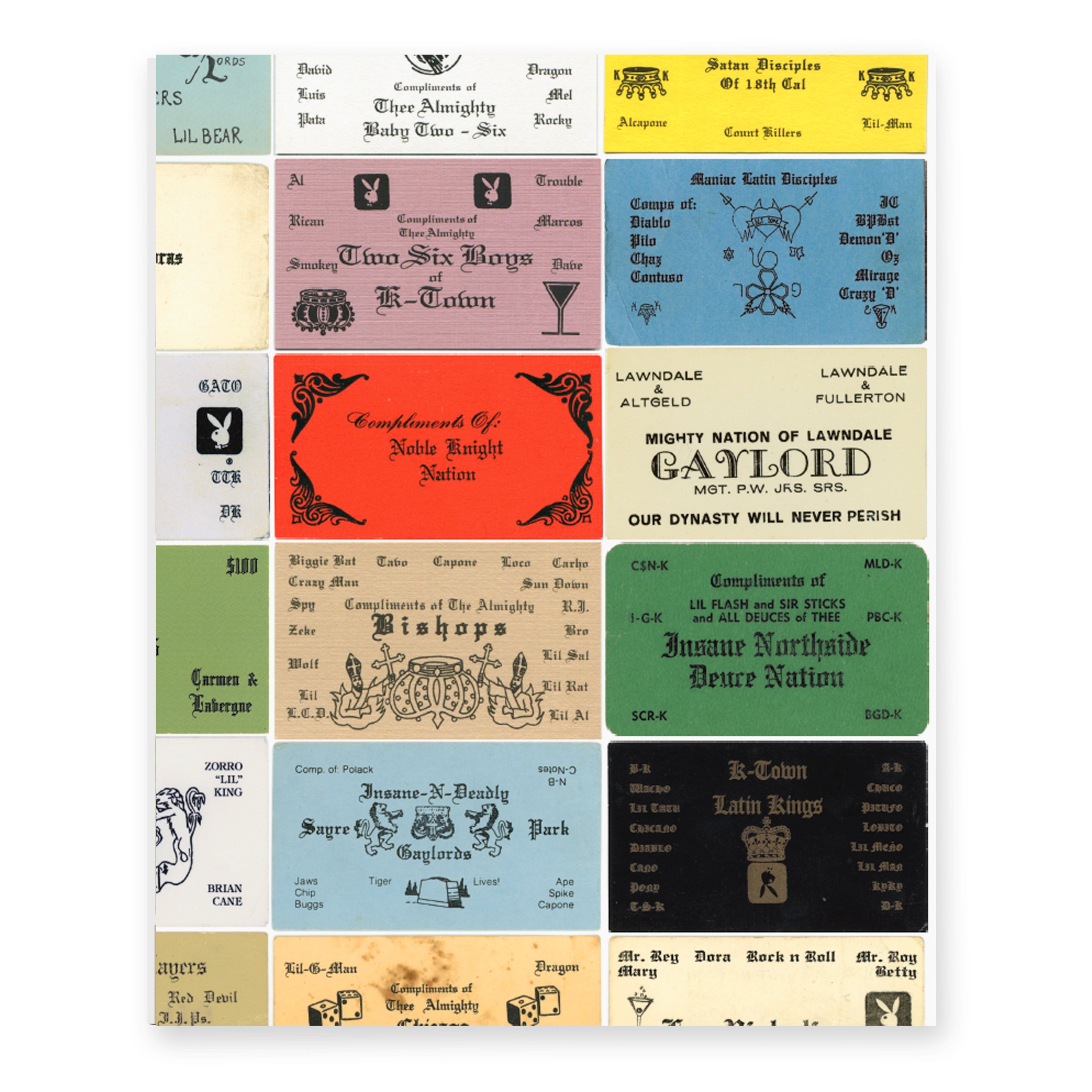 "COMPLIMENTS OF: CHICAGO GANG CULTURE" BOOK