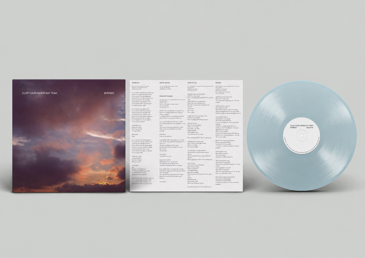 CLAP YOUR HANDS SAY YEAH 'BURNED' LP (Pastel Blue Sky Vinyl)