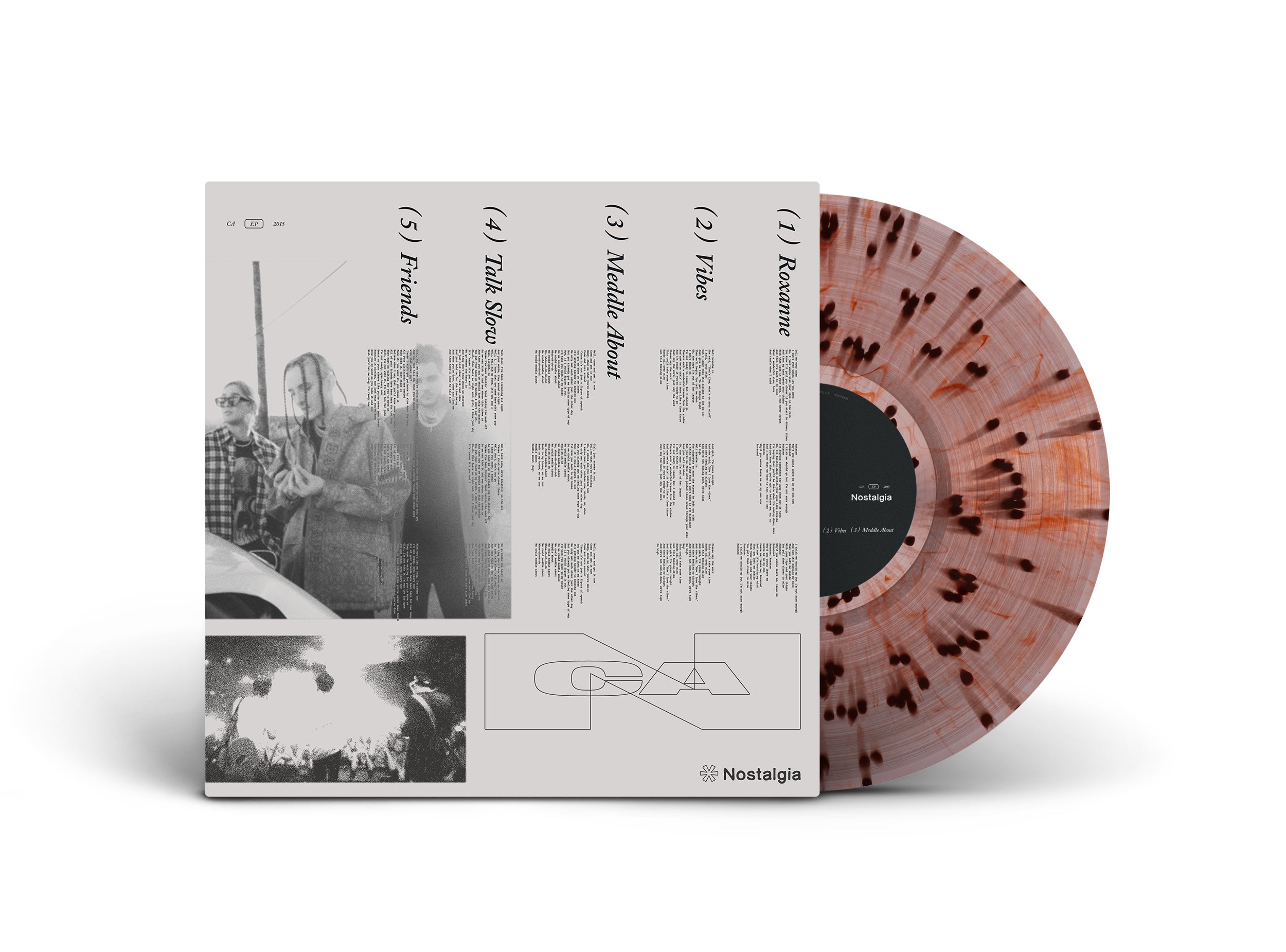 CHASE ATLANTIC ‘NOSTALGIA' 12" EP (Translucent Orange/Brown Splatter Vinyl)