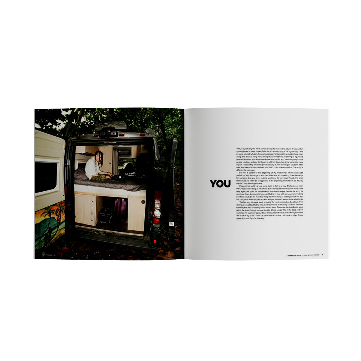 CHASE ATLANTIC ‘LOST IN HEAVEN’ (Limited Edition – Only 500 Made Each, Various Color Vinyl) + CHASE ATLANTIC x ALTERNATIVE PRESS COLLECTOR'S ZINE