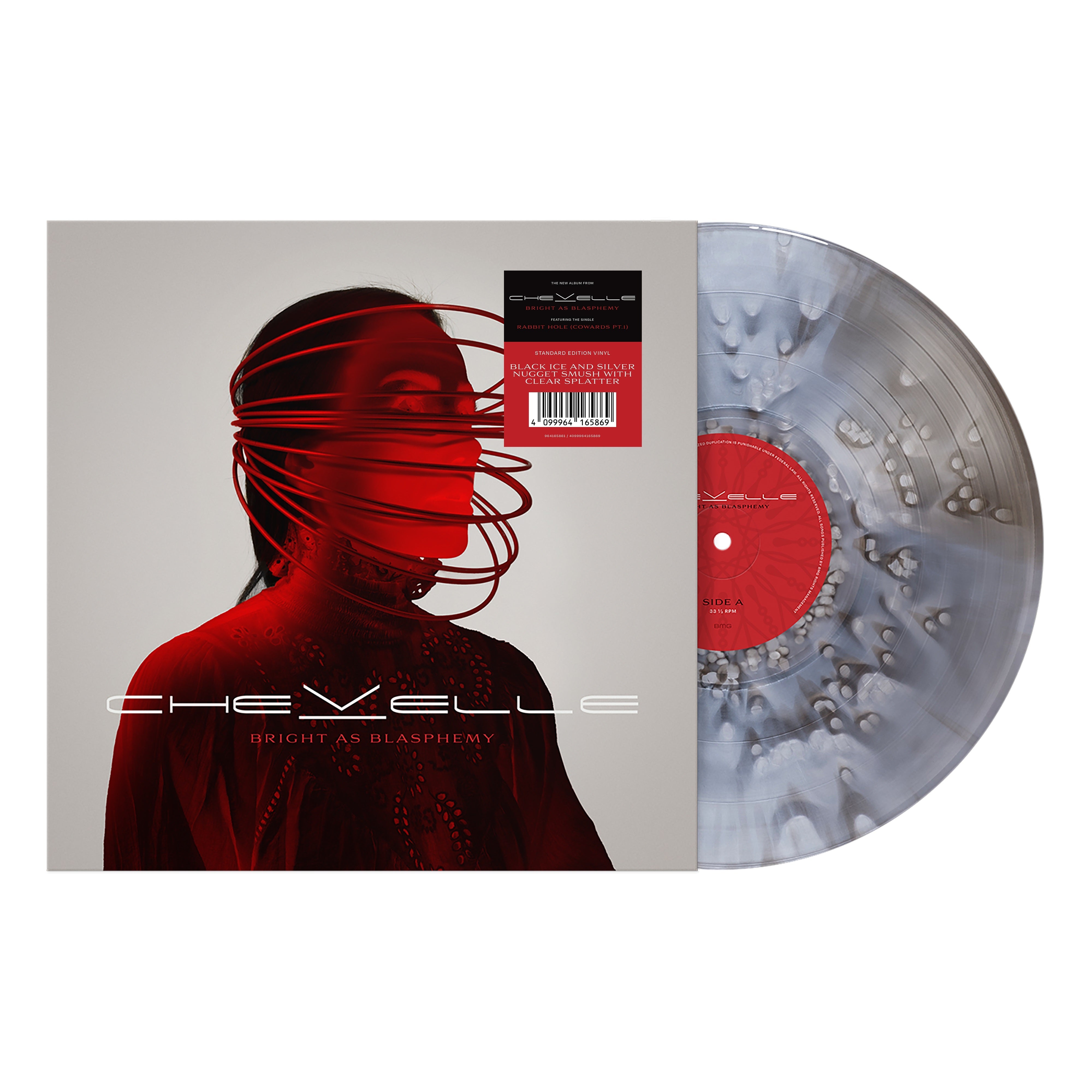 CHEVELLE 'BRIGHT AS BLASPHEMY' LP (Black Ice/Silver Nugget/Clear Splatter Vinyl)