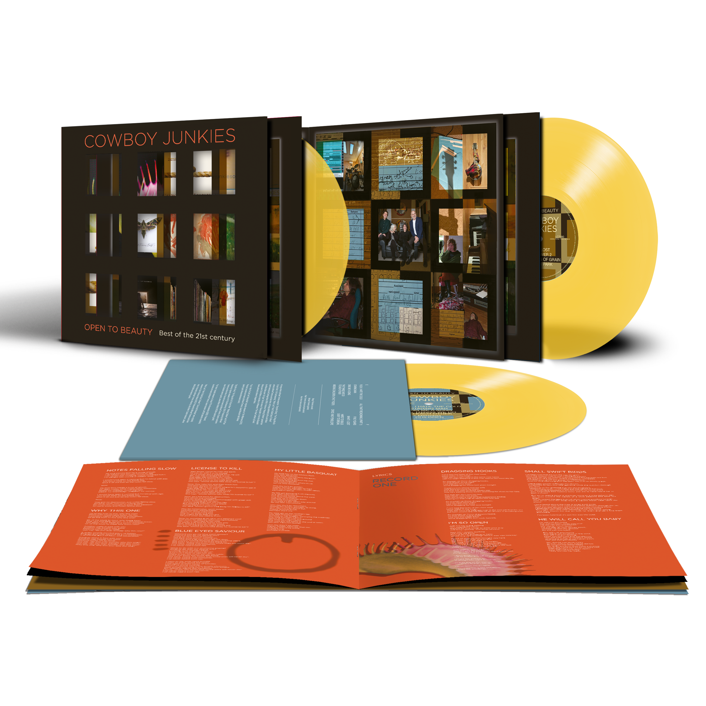 COWBOY JUNKIES 'OPEN TO BEAUTY: BEST OF THE 21ST CENTURY' 3LP (Transparent Yellow Vinyl)