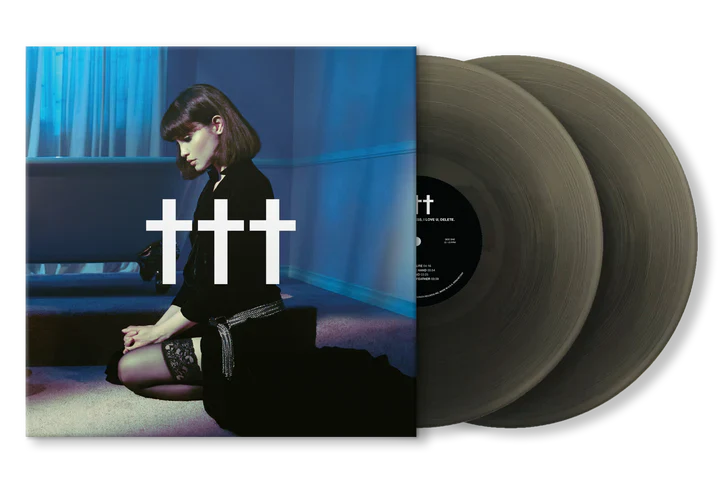 CROSSES 'GOODNIGHT, GOD BLESS, I LOVE U, DELETE.' 2LP (Black Ice Vinyl)