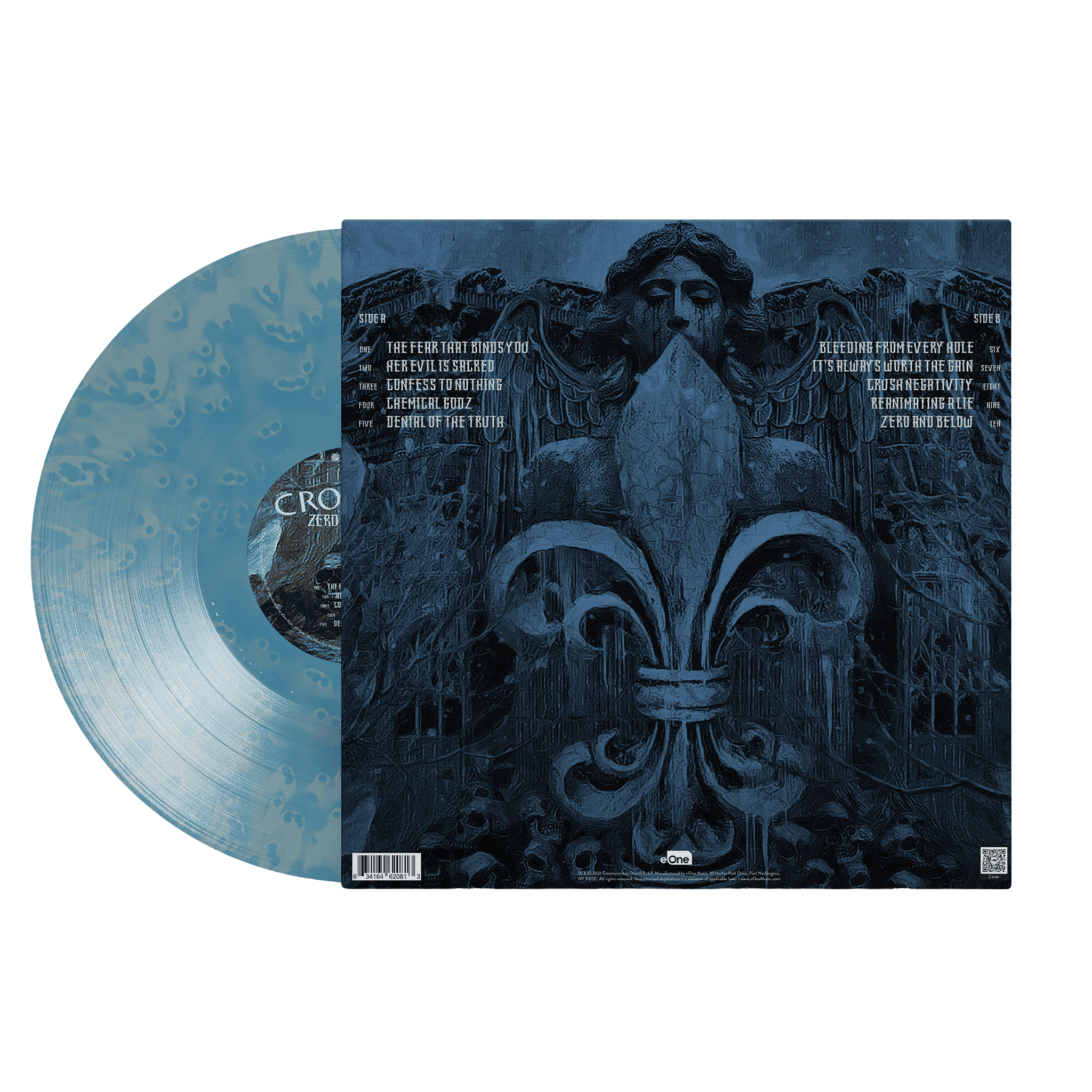 CROWBAR 'ZERO AND BELOW' LP (Blue Ghost Vinyl)