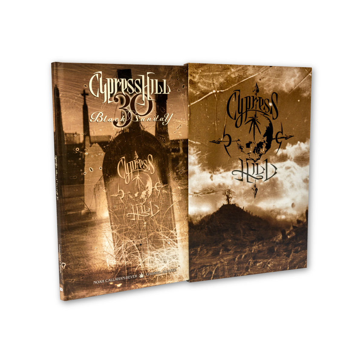 CYPRESS HILL: BLACK SUNDAY GRAPHIC NOVEL - SIGNED PLATINUM EDITION + 'CYPRESS HILL' LP & 'THE LONDON SYMPHONY ORCHESTRA: LIVE AT ROYAL ALBERT HALL' LP - LTD. - TRANSLUCENT GREEN