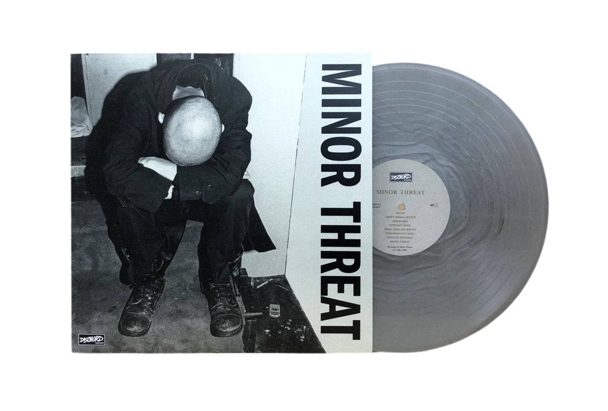 MINOR THREAT 'FIRST 2 7"s' (self titled) 12" EP (Silver Vinyl)