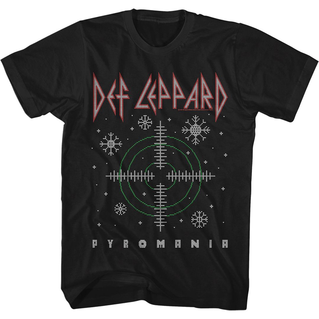 DEF LEPPARD - PYRO CHRISTMAS SHIRT