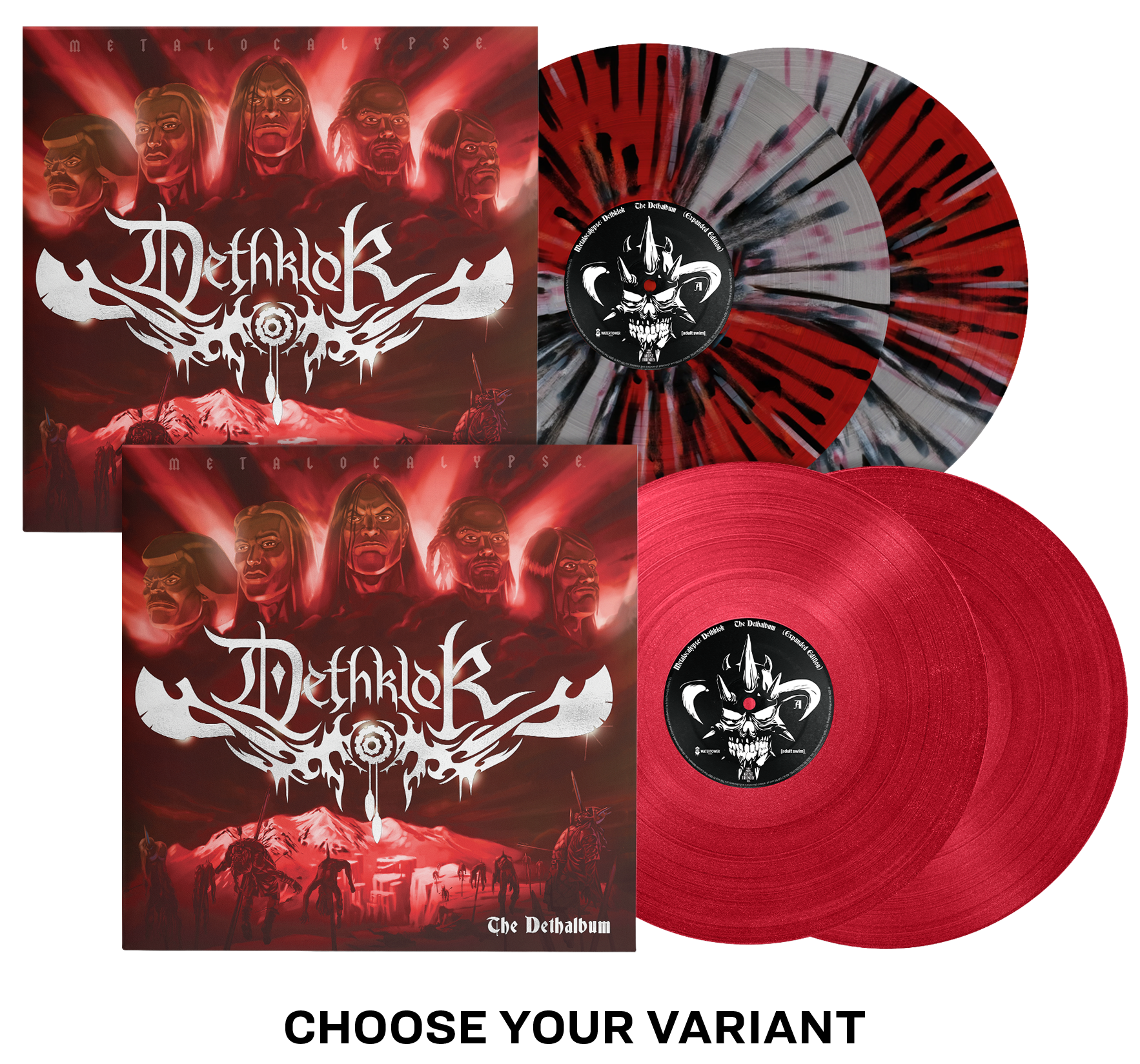 DETHKLOK ‘THE DETHALBUM’ 2LP (Exclusive – Various Color Vinyl)