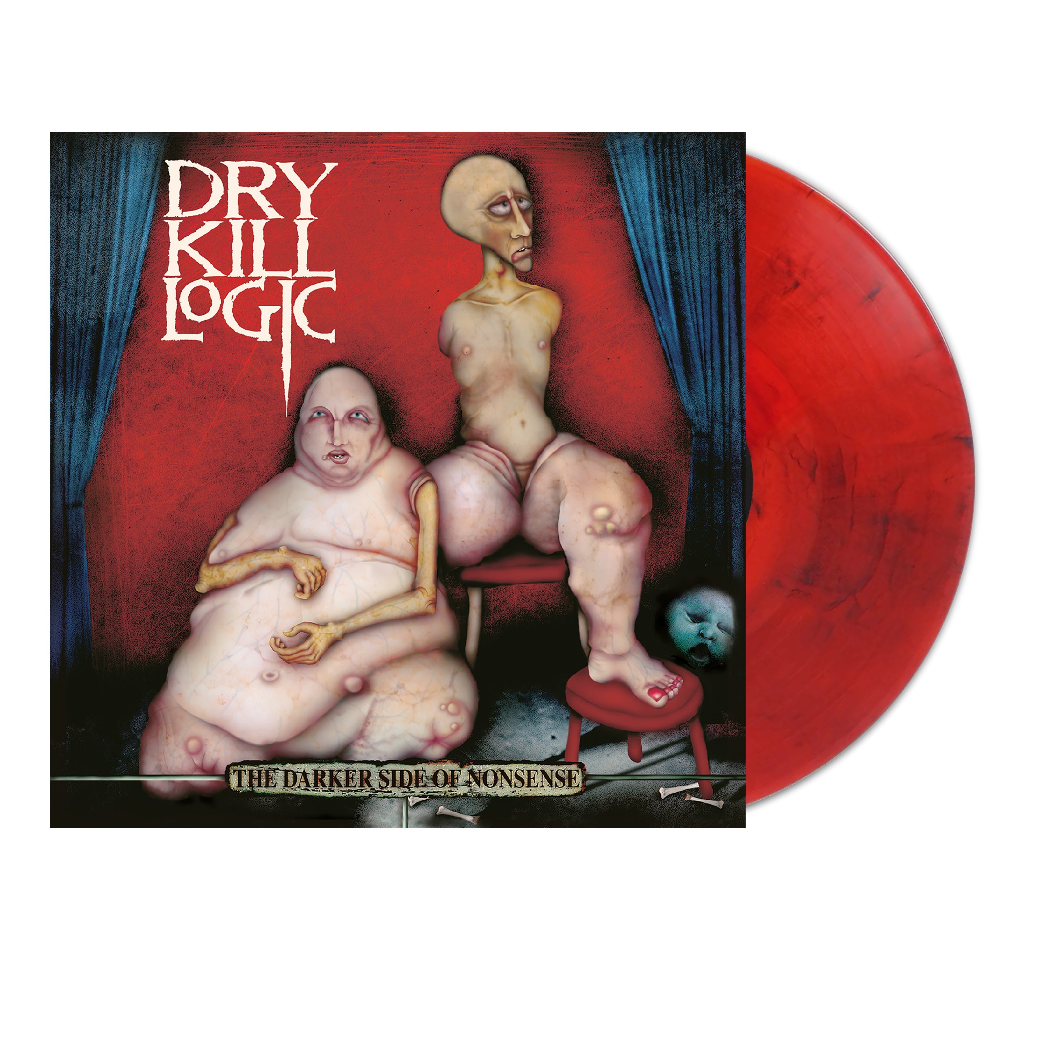 DRY KILL LOGIC ‘THE DARKER SIDE OF NONSENSE’ LP (Exclusive – Limited to 250, Red Smoke Vinyl)