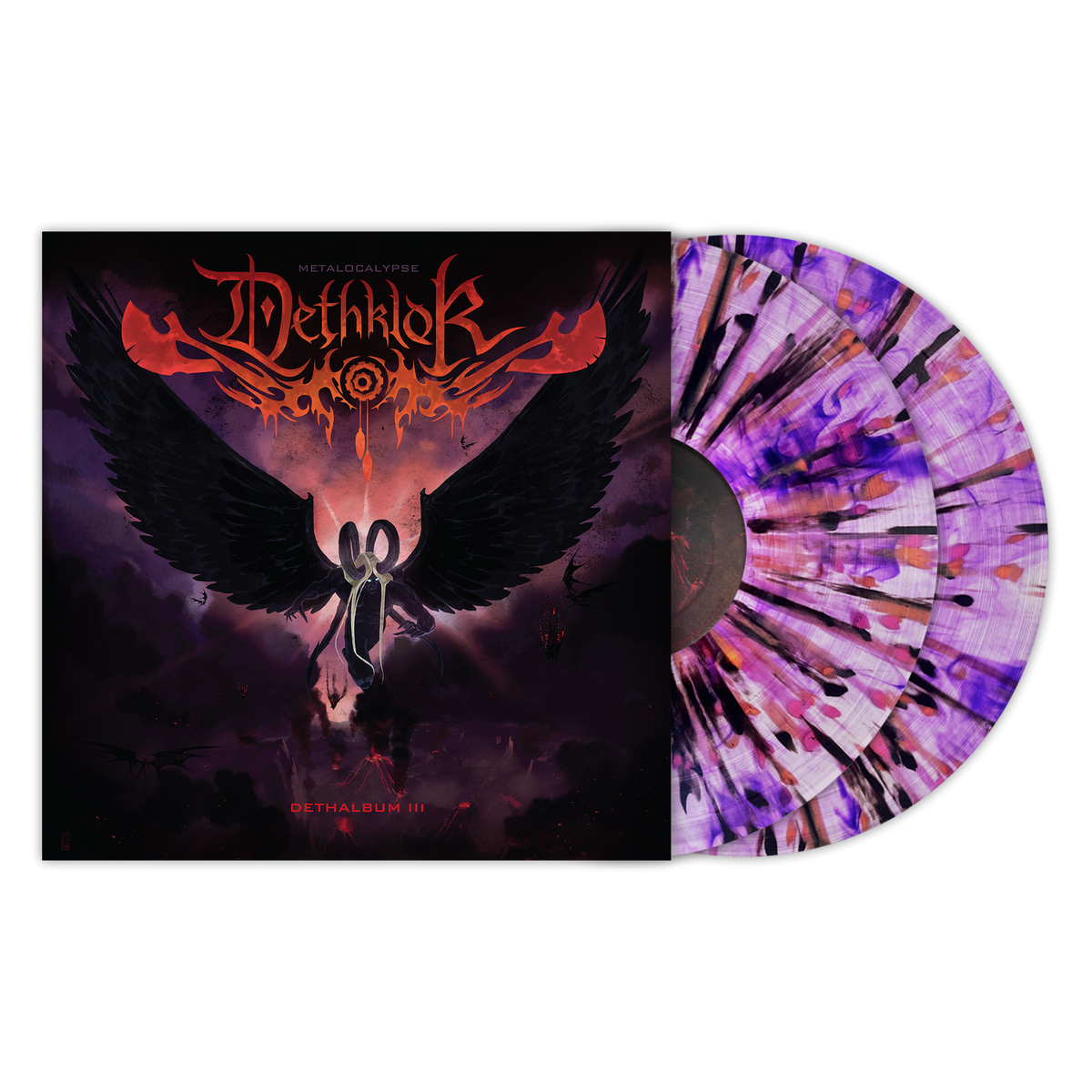 DETHKLOK ‘THE DETHALBUM III’ 2LP (Exclusive – Limited to 400, "I Ejaculate Splatter" Vinyl)