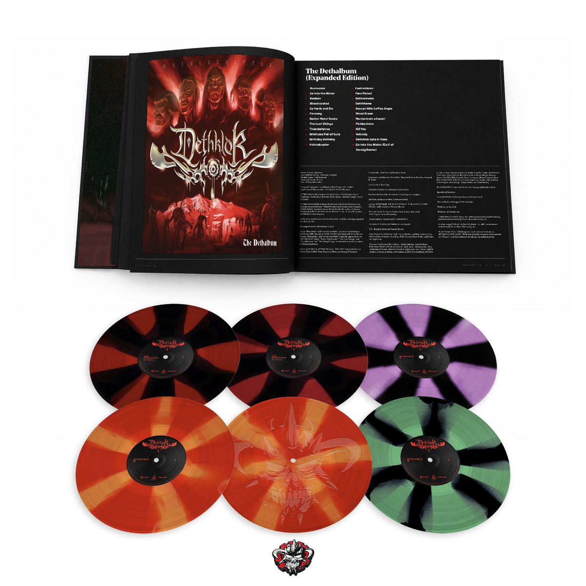 DETHKLOK 'TWO DECADES OF DETH' LIMITED EDITION VINYL BOOK BOX SET