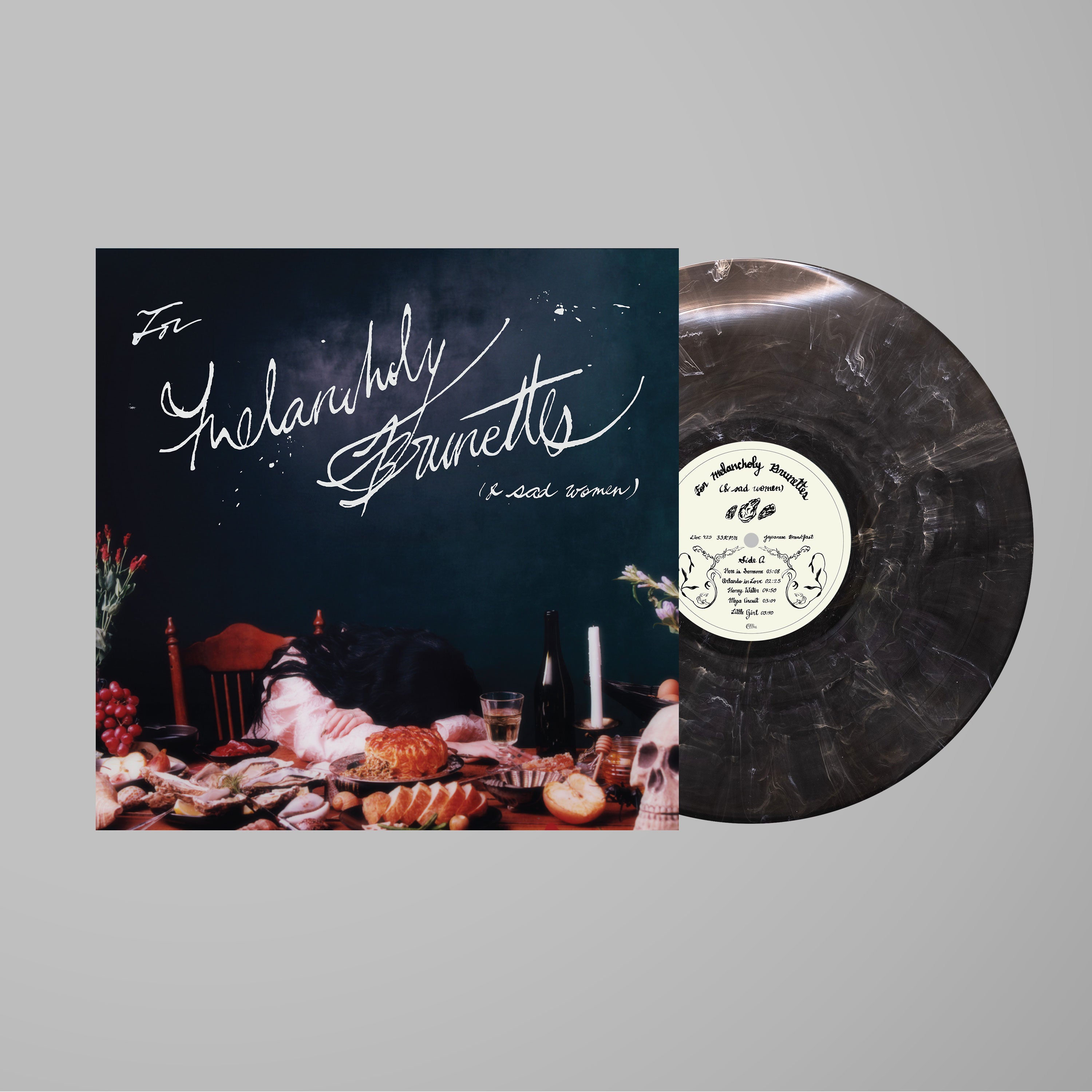 JAPANESE BREAKFAST 'FOR MELANCHOLY BRUNETTES (& SAD WOMEN)' LP (Frosted Shadow Vinyl)