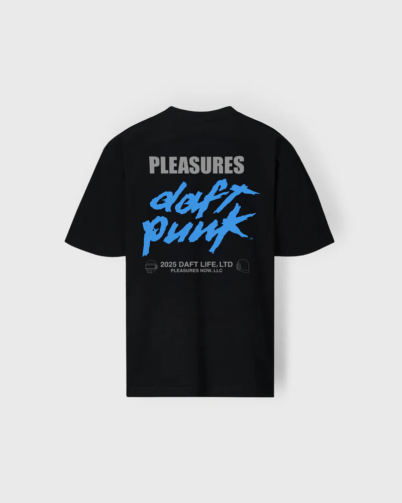DAFT PUNK X PLEASURES DUO T-SHIRT (Black)
