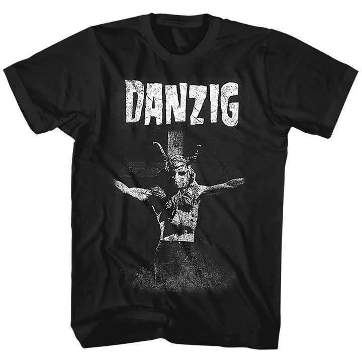 DANZIG 'SKULLMAN ON CROSS' T-SHIRT