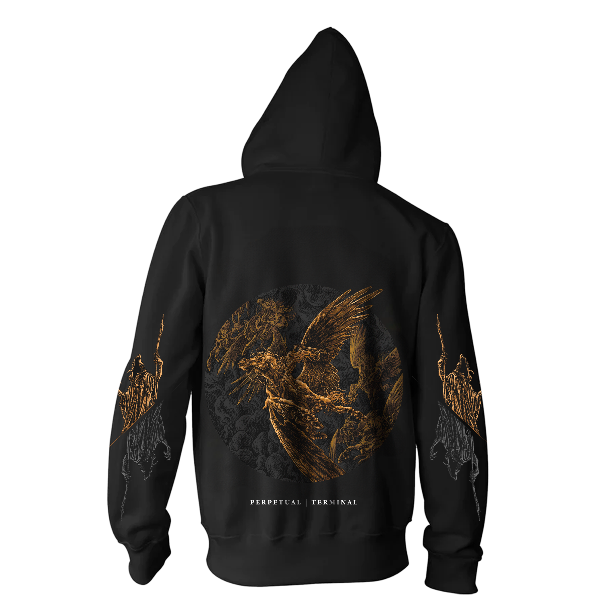 DARKEST HOUR DRAGON ZIP HOODIE