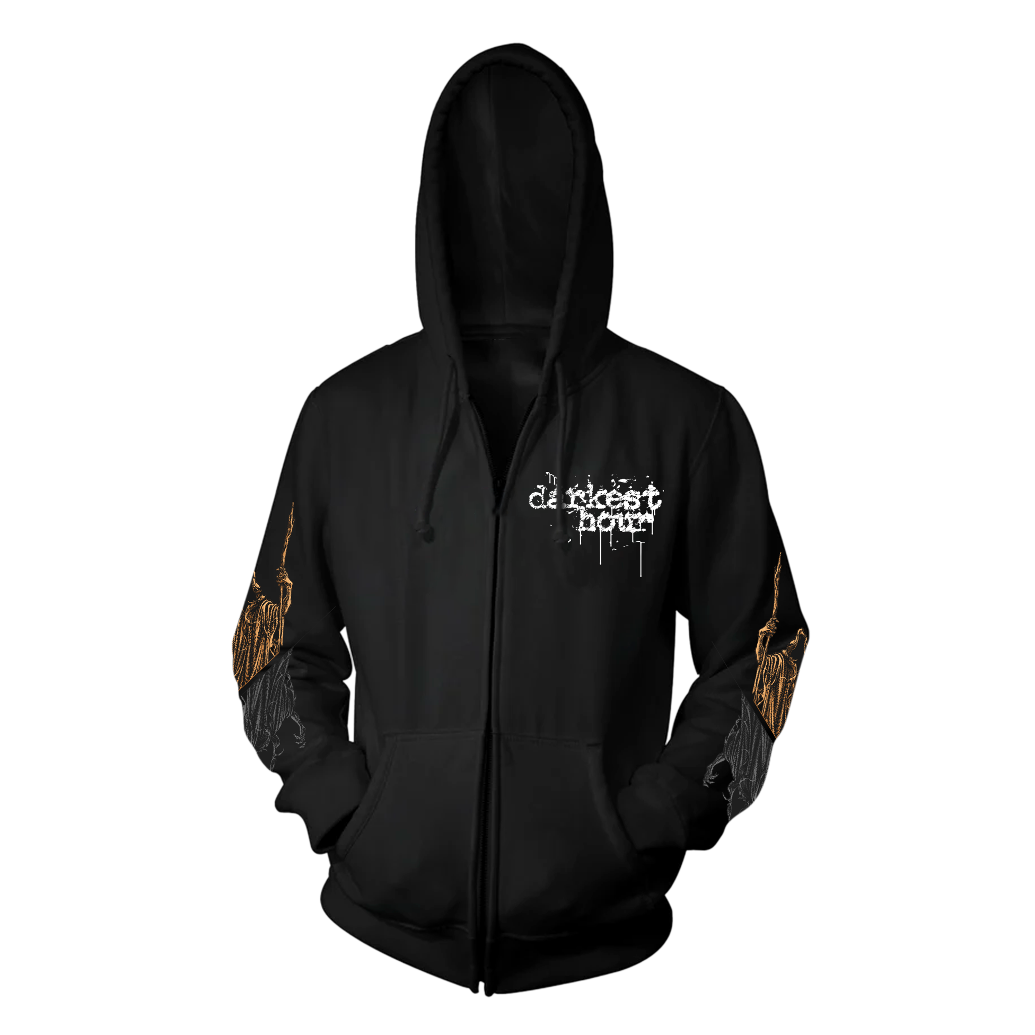 DARKEST HOUR DRAGON ZIP HOODIE