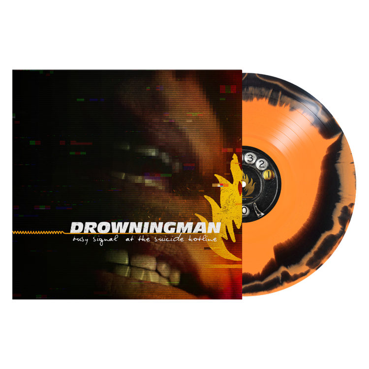 DROWNINGMAN 'BUSY SIGNAL AT THE SUICIDE HOTLINE SING FOR ME' LP (Colored Vinyl)
