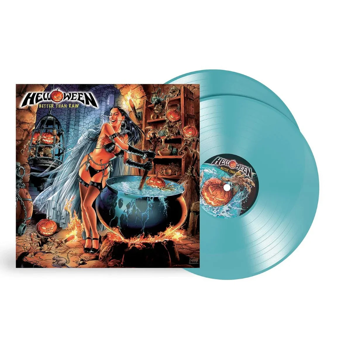 HELLOWEEN 'BETTER THAN RAW' 2LP (Turquoise Vinyl)