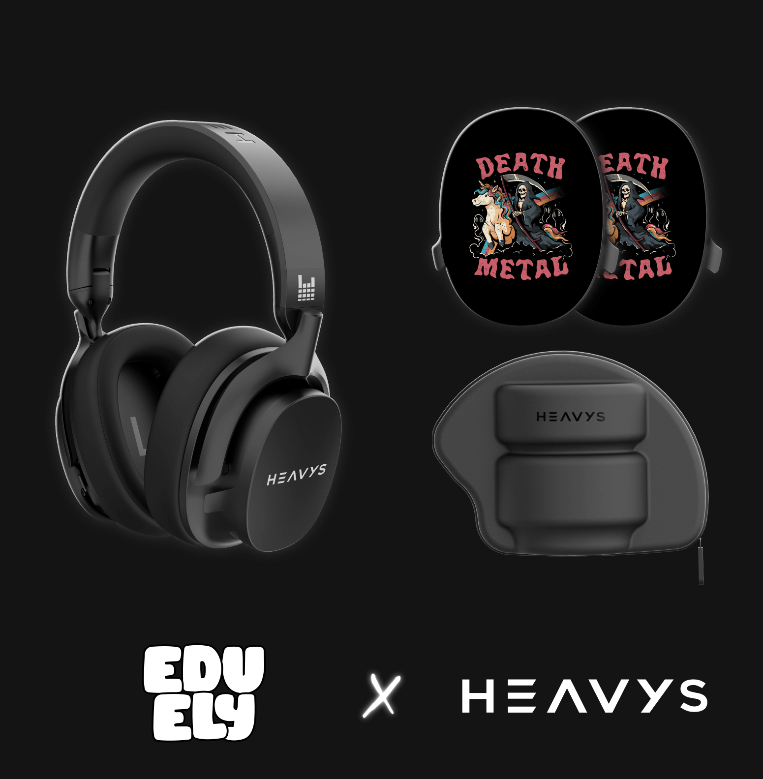 DEATH METAL BY @EDU.ELY HEADPHONES