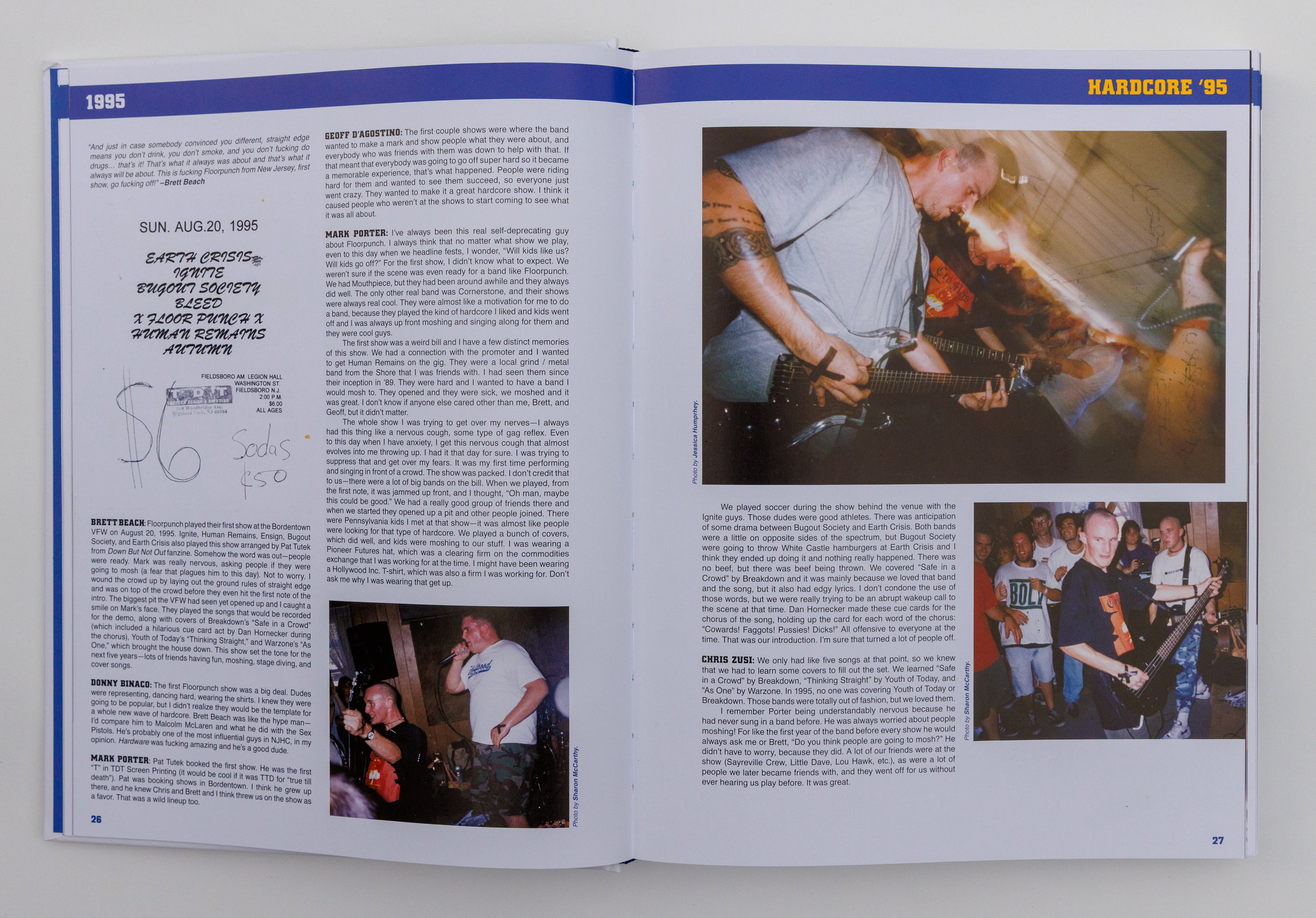 FLOORPUNCH: NO EXCEPTIONS 1995-2000 BOOK