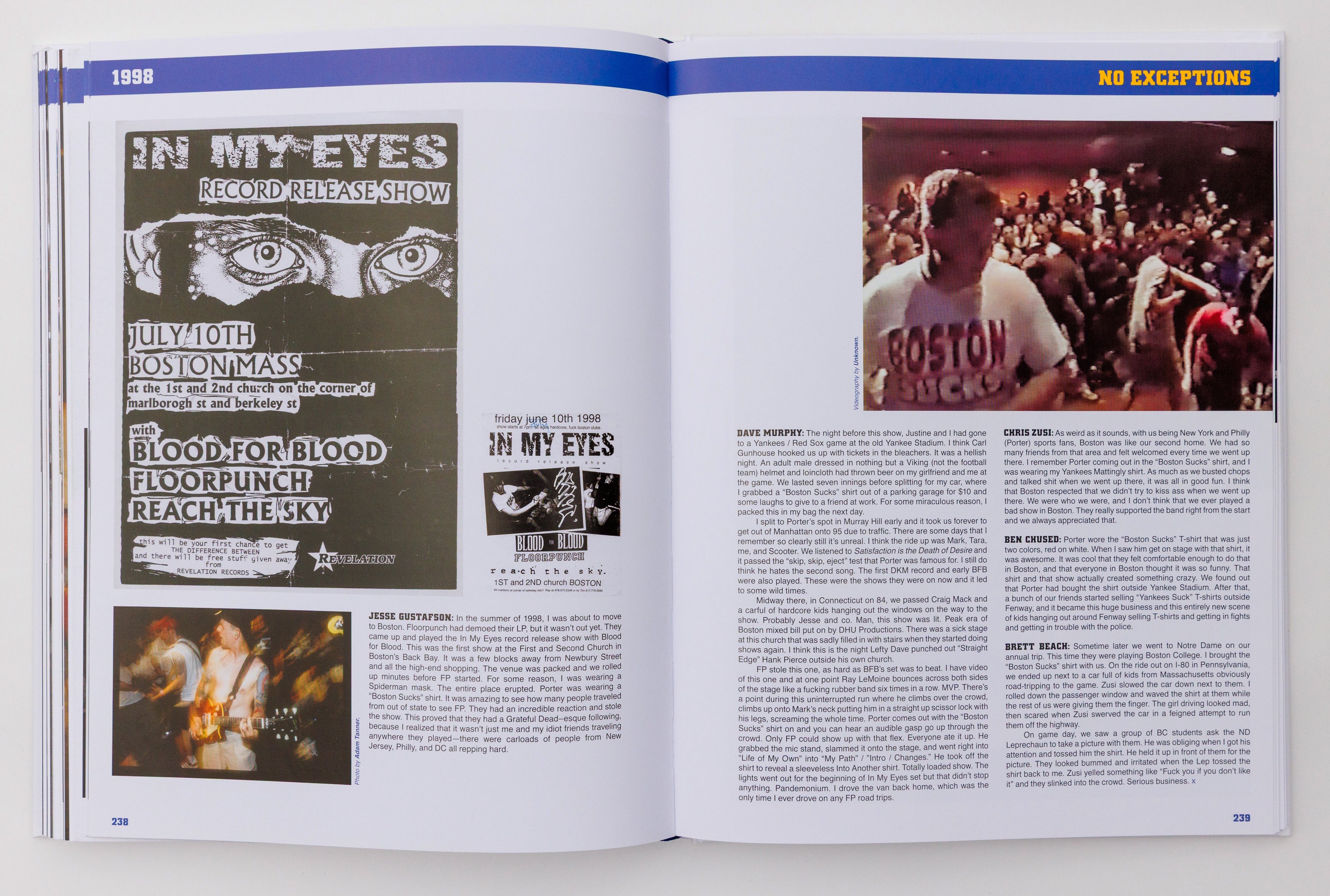 FLOORPUNCH: NO EXCEPTIONS 1995-2000 BOOK