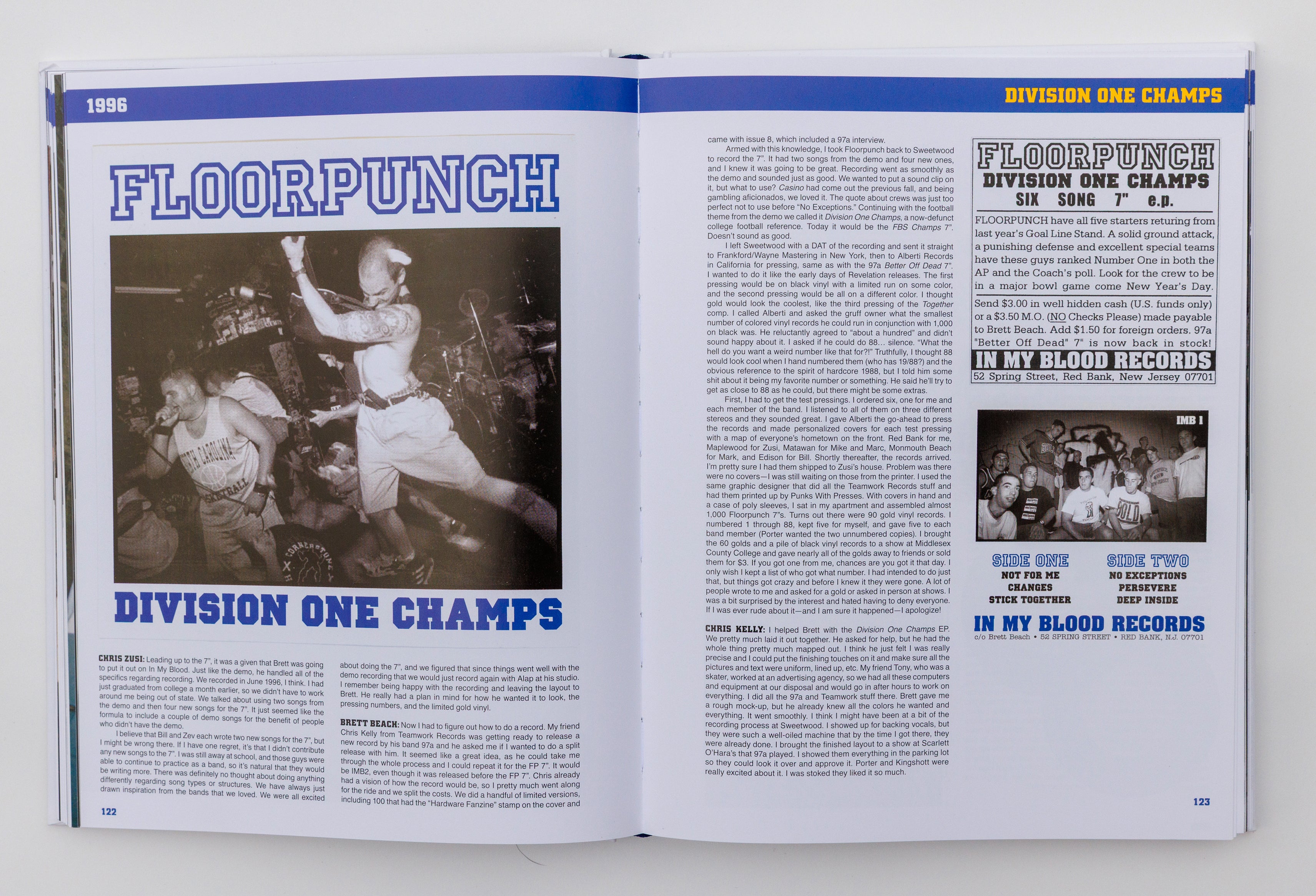 FLOORPUNCH: NO EXCEPTIONS 1995-2000 BOOK