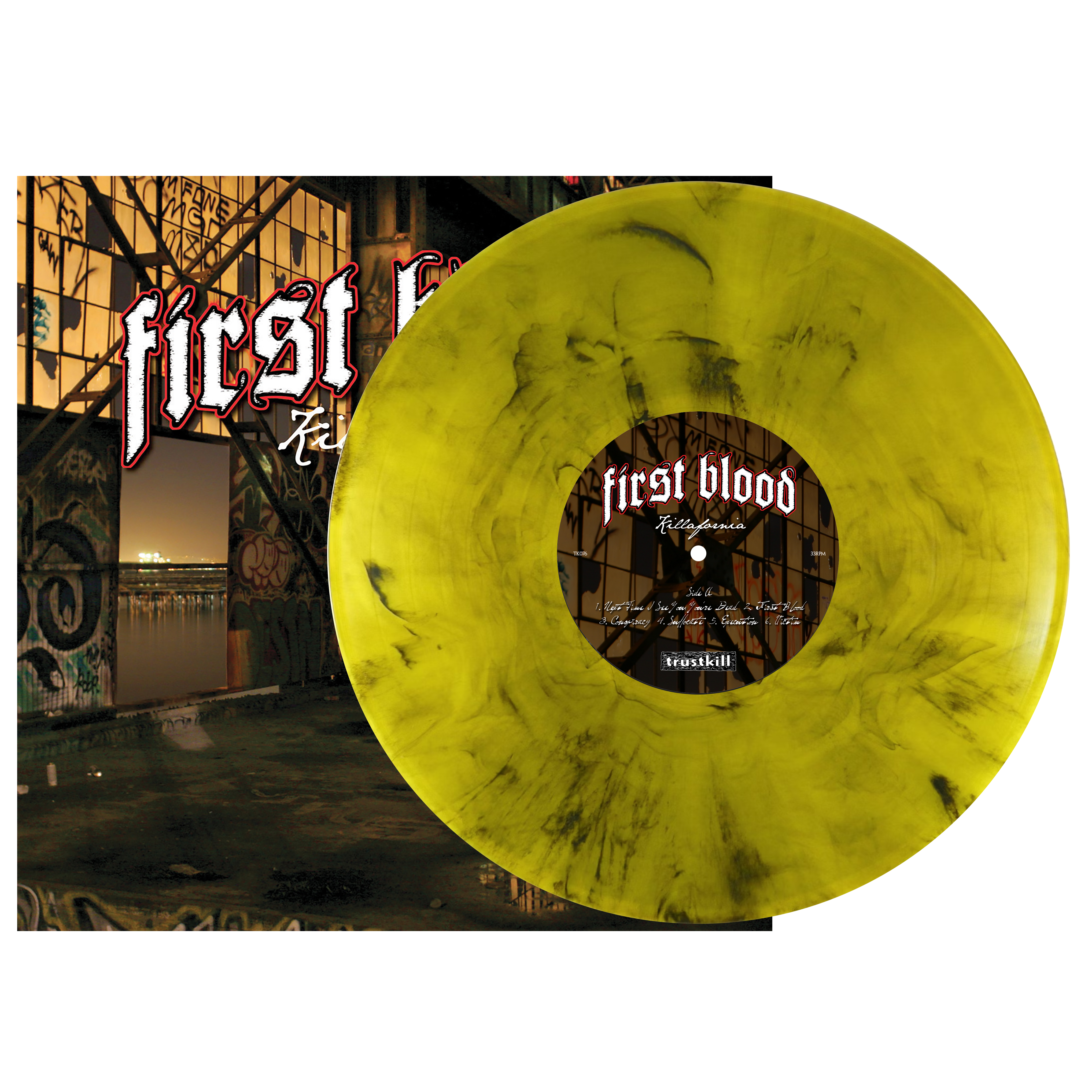 FIRST BLOOD 'KILLAFORNIA' LP (Yellow Marble Vinyl)