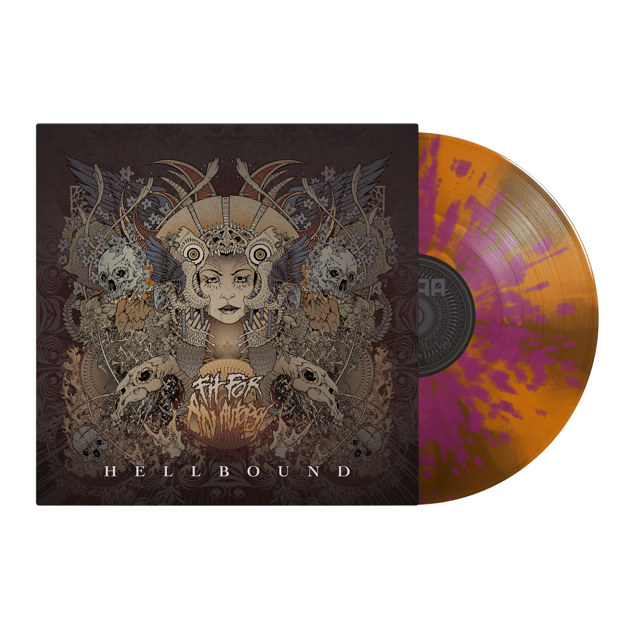 FIT FOR AN AUTOPSY 'HELLBOUND' LP (Pinwheel Splatter Vinyl)