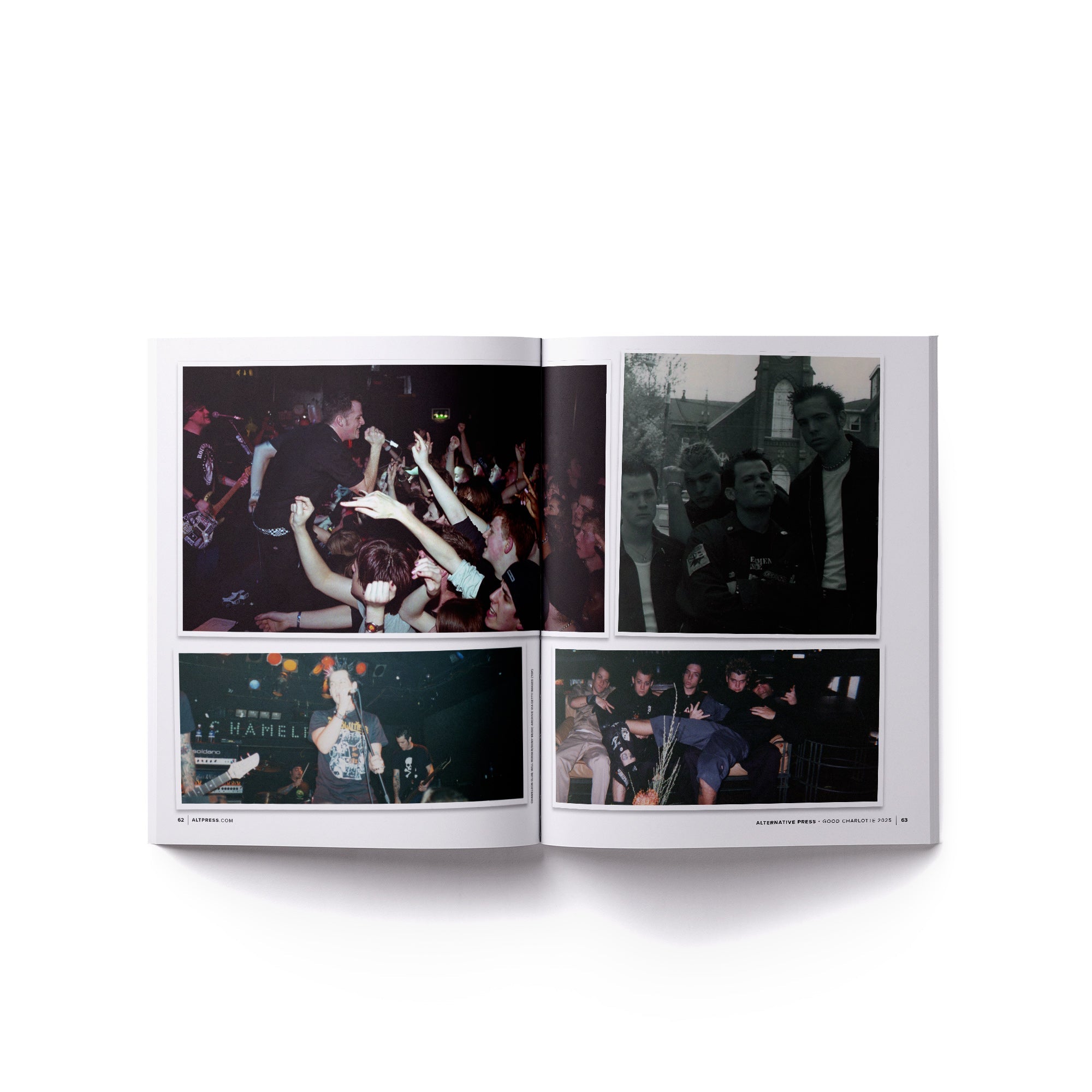 GOOD CHARLOTTE x ALTERNATIVE PRESS SPECIAL COLLECTOR’S EDITION MAGAZINE + MADE T-SHIRT