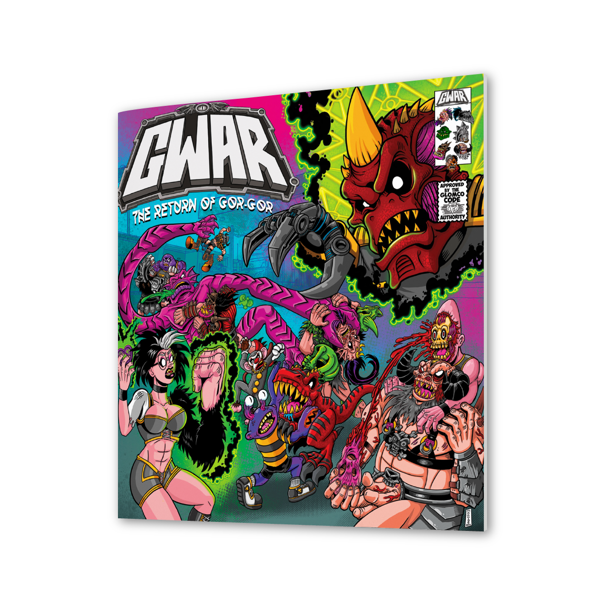 GWAR: 'THE RETURN OF GOR GOR' FLOPPY COMIC BOOK
