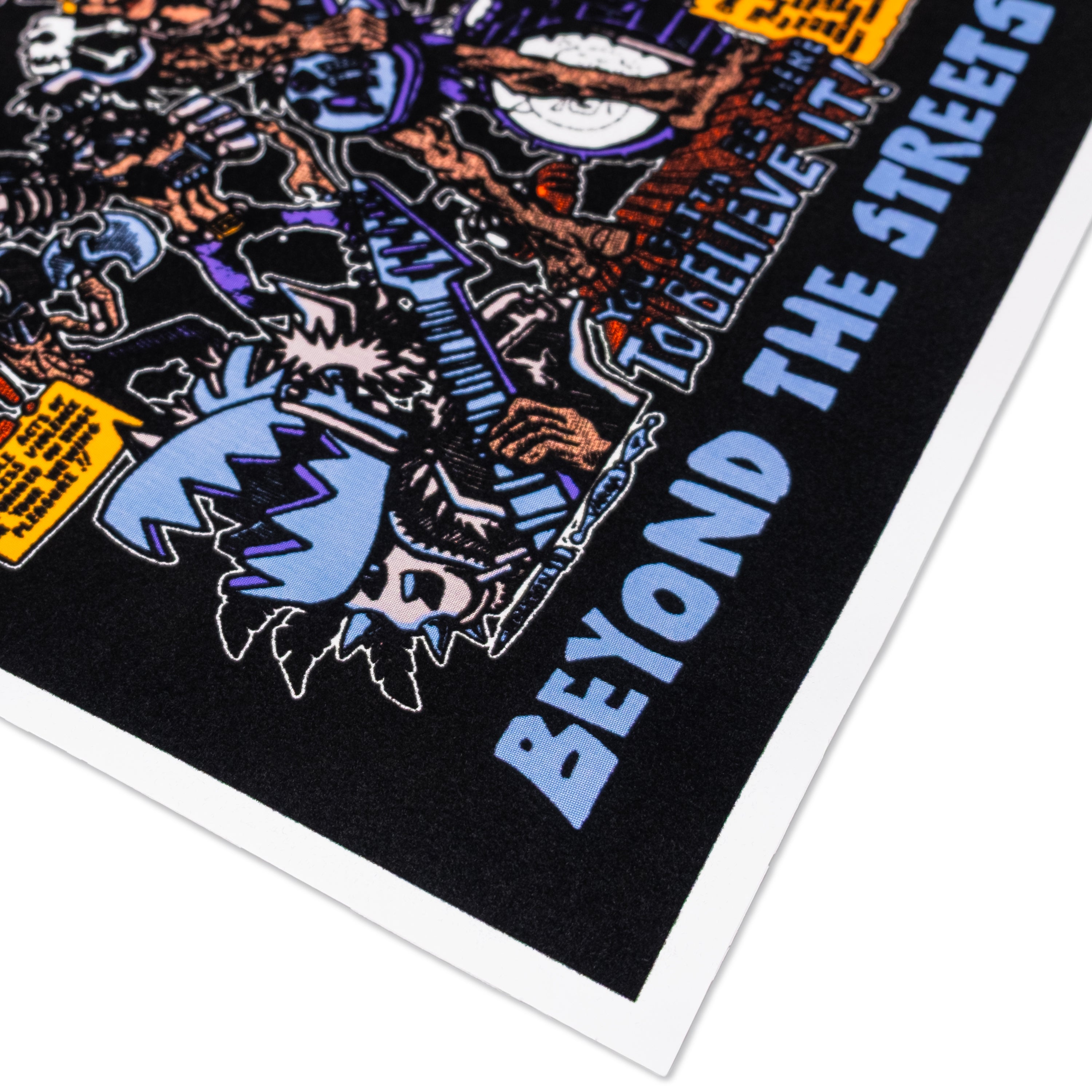 GWAR X BEYOND THE STREETS "GWAR FIRST SHOW" FLOCKED POSTER