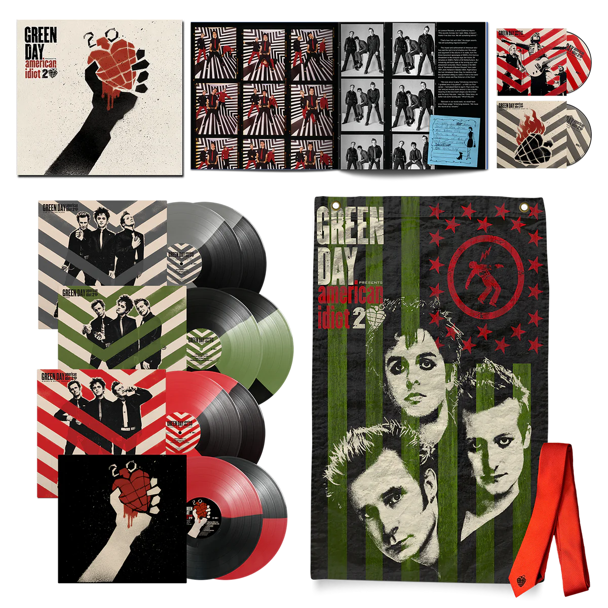 GREEN DAY 'AMERICAN IDIOT' 8LP + 2 BLU-RAY (20th Anniversary Deluxe Ed