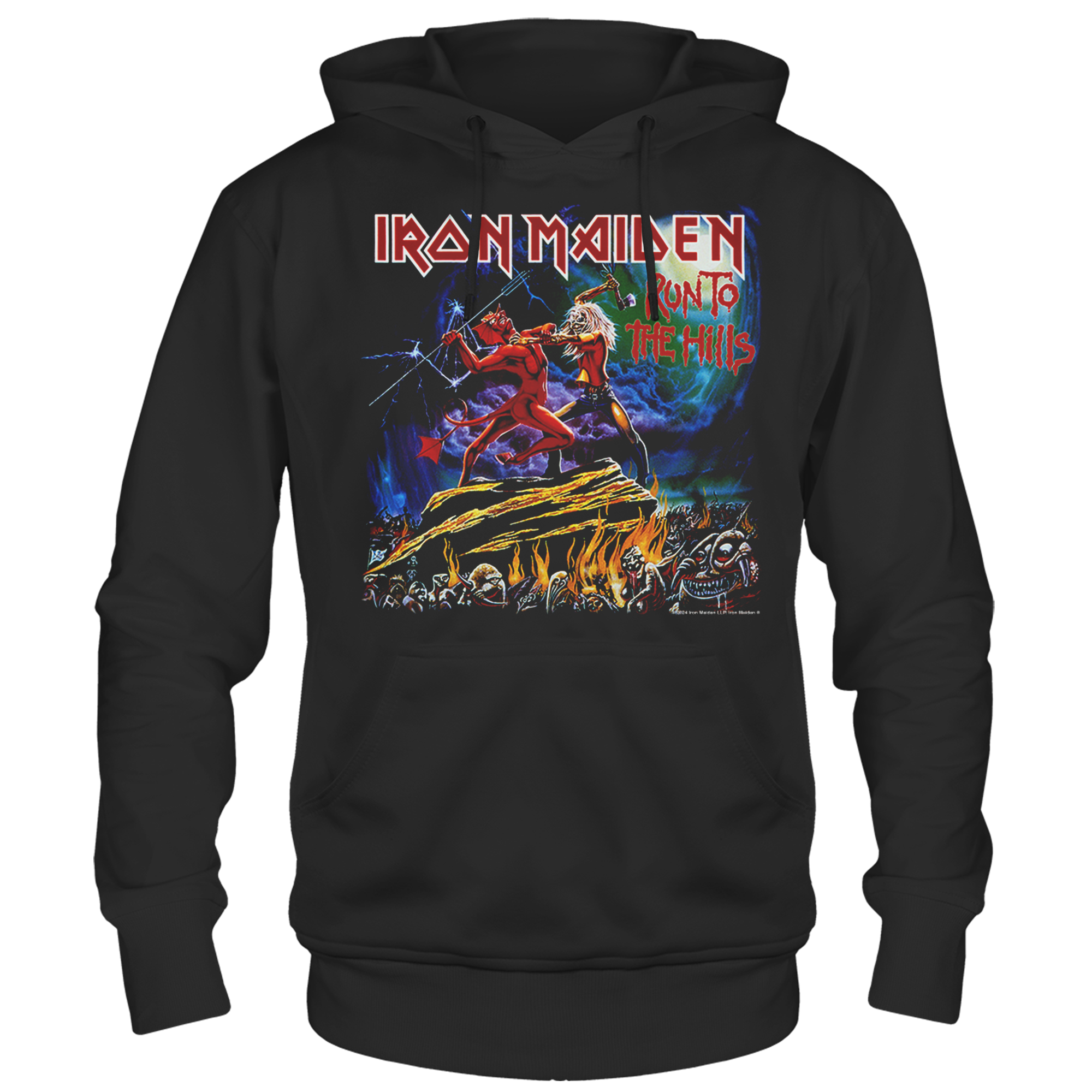 IRON MAIDEN RUN TO HILLS BLK HDY F/B