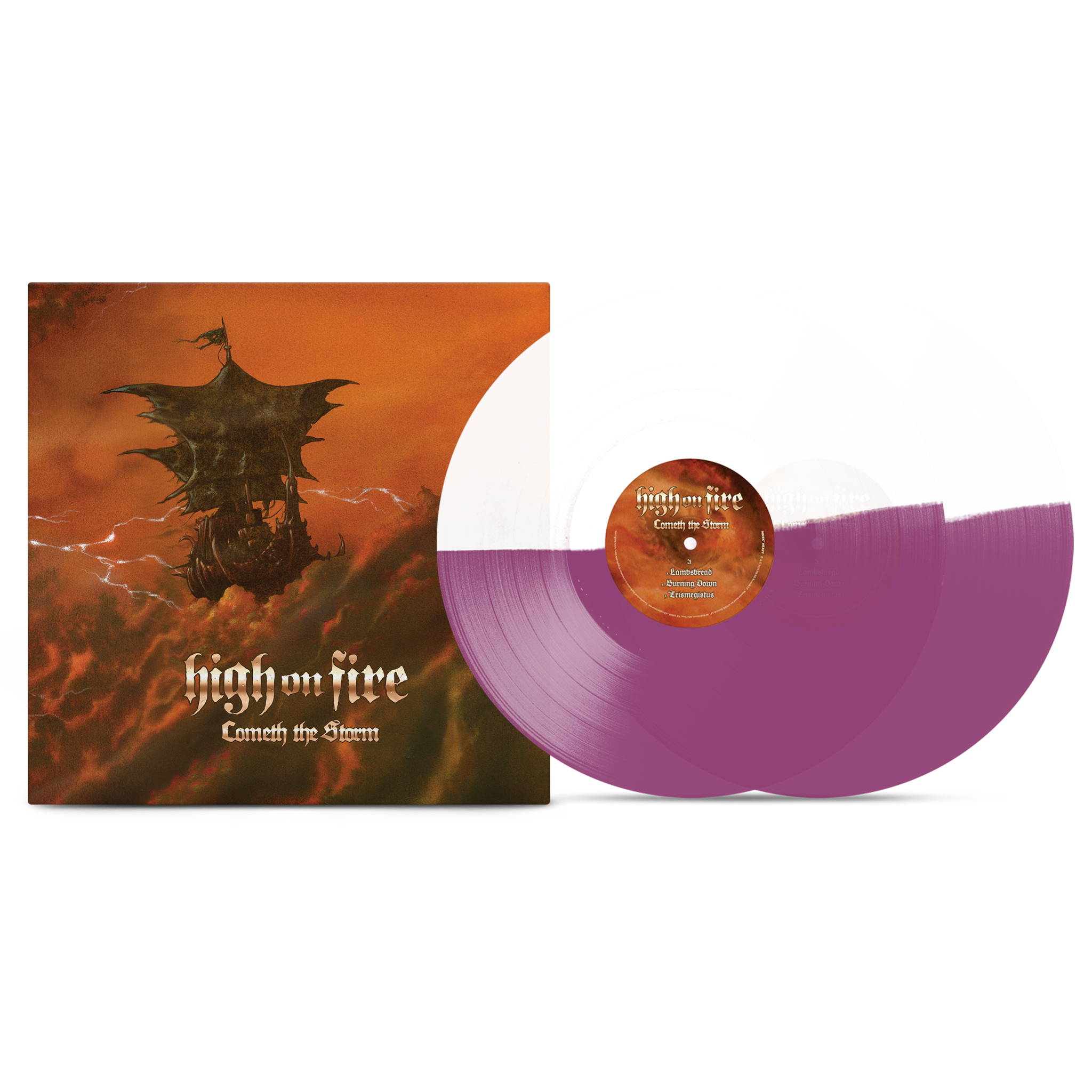HIGH ON FIRE 'COMETH THE STORM' 2LP (Half/Half Vinyl)