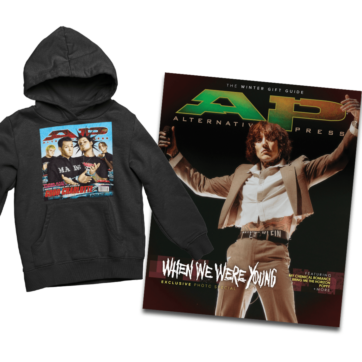 Bring Me The Horizon: Winter 2022 Issue + Hoodie Bundle New Gen Magazine Alternative Press