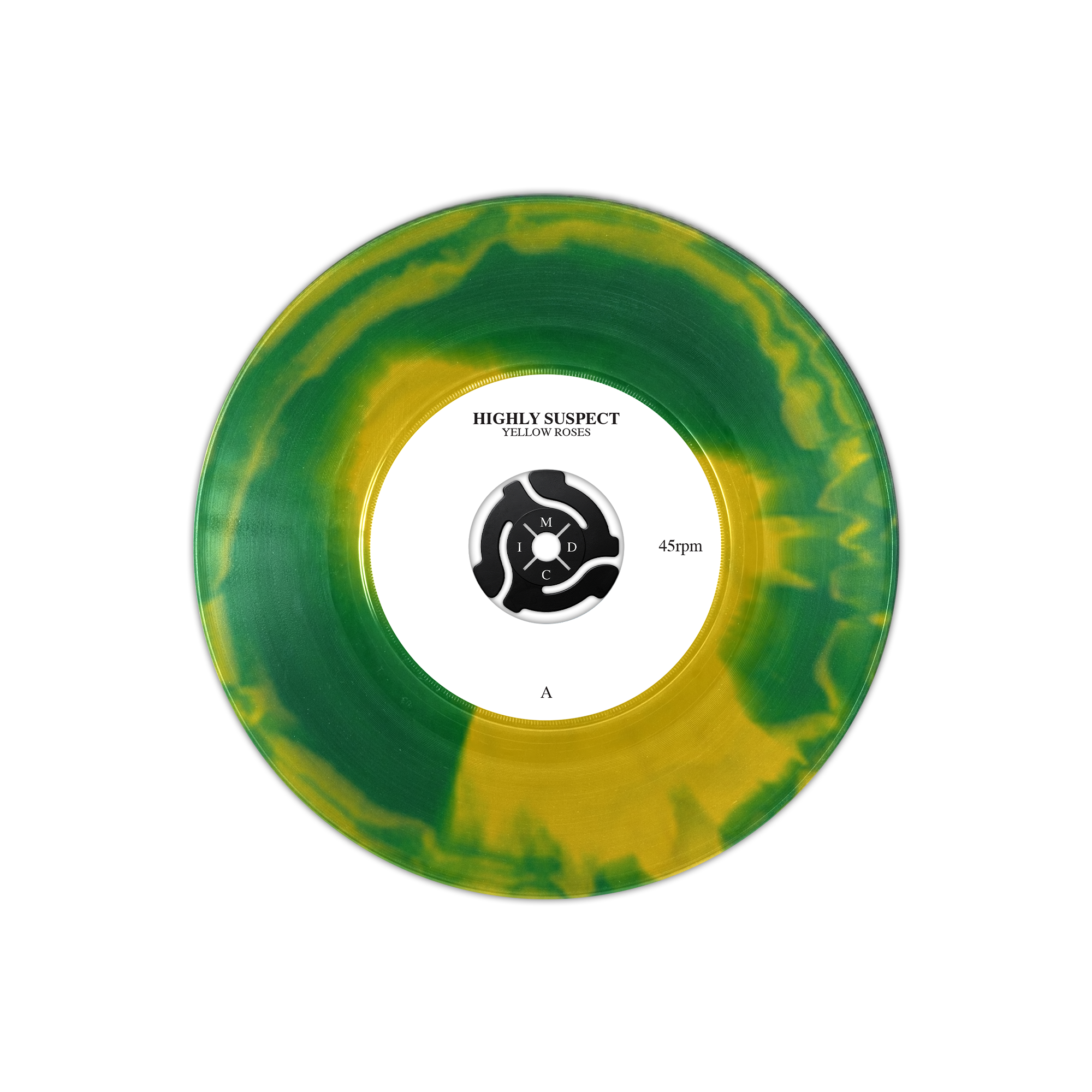 HIGHLY SUSPECT ‘YELLOW ROSES’ 7" (Exclusive, Evergreen & Yellow Canary A-Side/B-Side Vinyl)