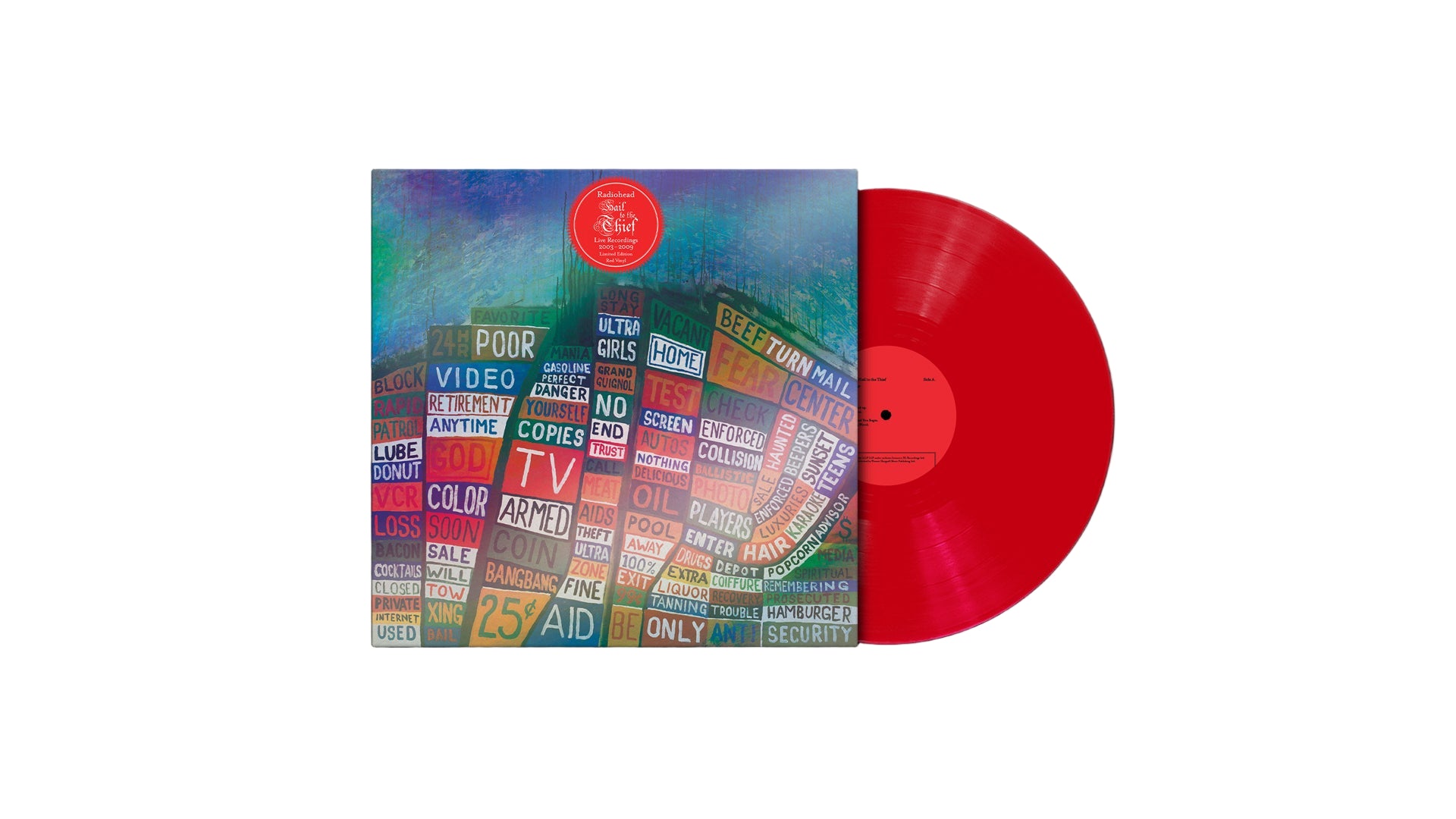 RADIOHEAD 'HAIL TO THE THIEF LIVE RECORDINGS 2003-2009' LP (Red Vinyl)