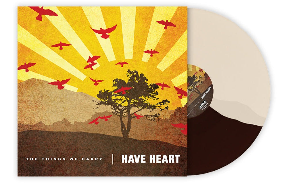 HAVE HEART ‘THE THINGS WE CARRY’ LP (Limited Edition – Only 300 Made, Half Opaque Bone White/Half Opaque Brown Vinyl)