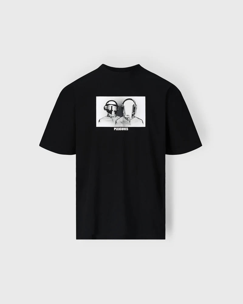 DAFT PUNK x PLEASURES INVERTED T-SHIRT (Black)