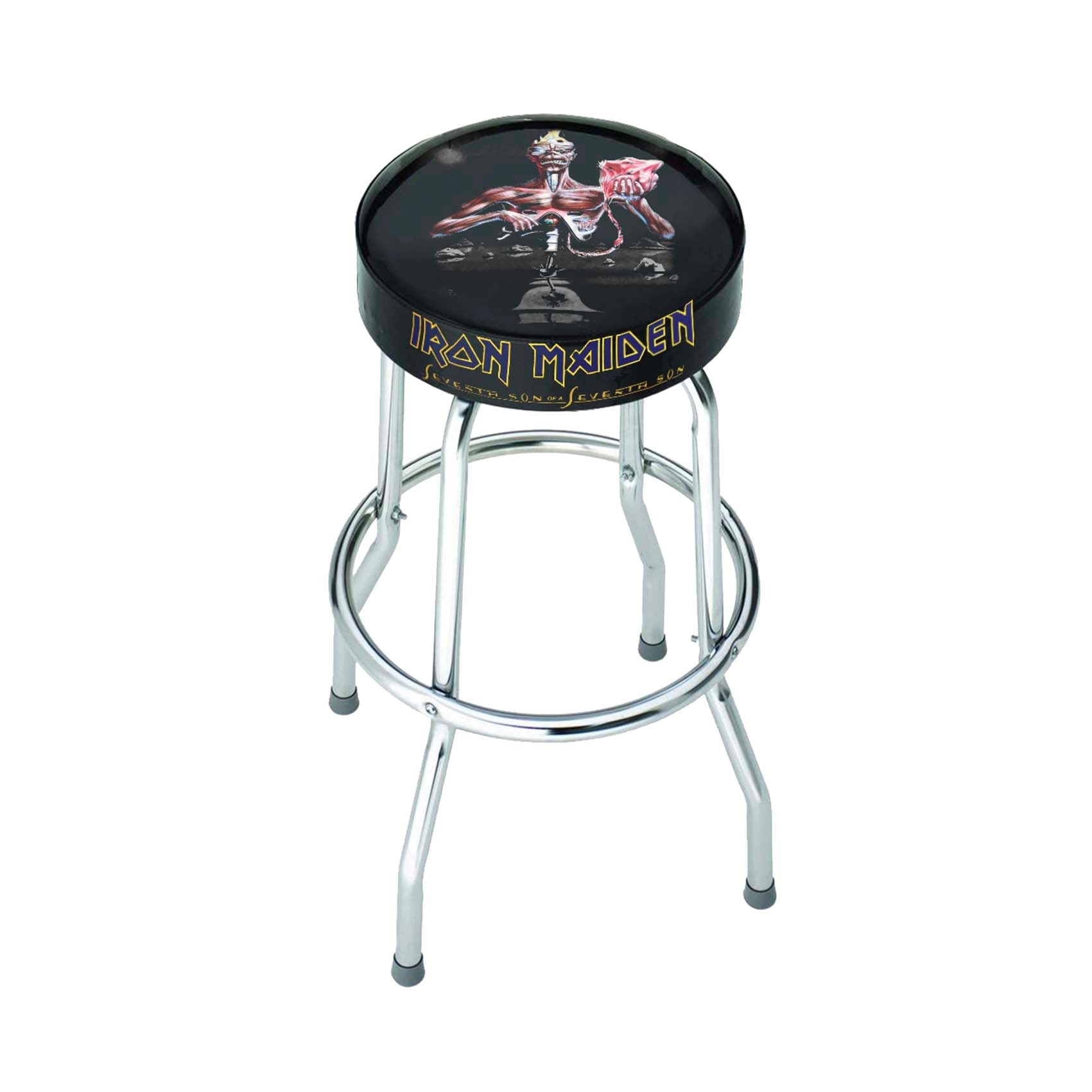 ROCKSAX IRON MAIDEN BAR STOOL - SEVENTH SON